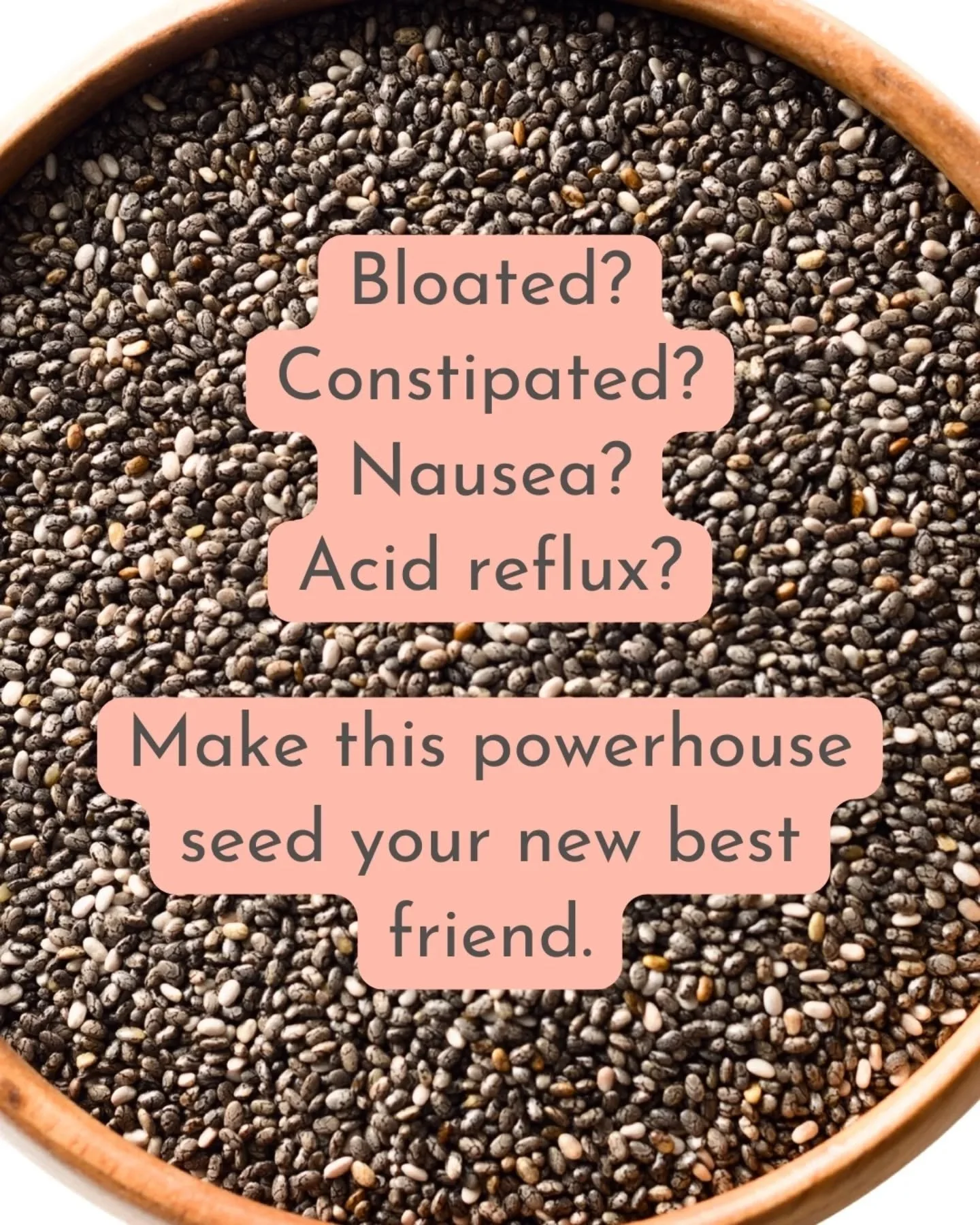 Chia seeds! After a spell of unhinged celebrity in the 1980s, these tinies are back for their real purpose: excellent nutrient delivery &amp; gut support.

There&rsquo;s no such thing as a &ldquo;best food&rdquo; for anything, but if you&rsquo;re str