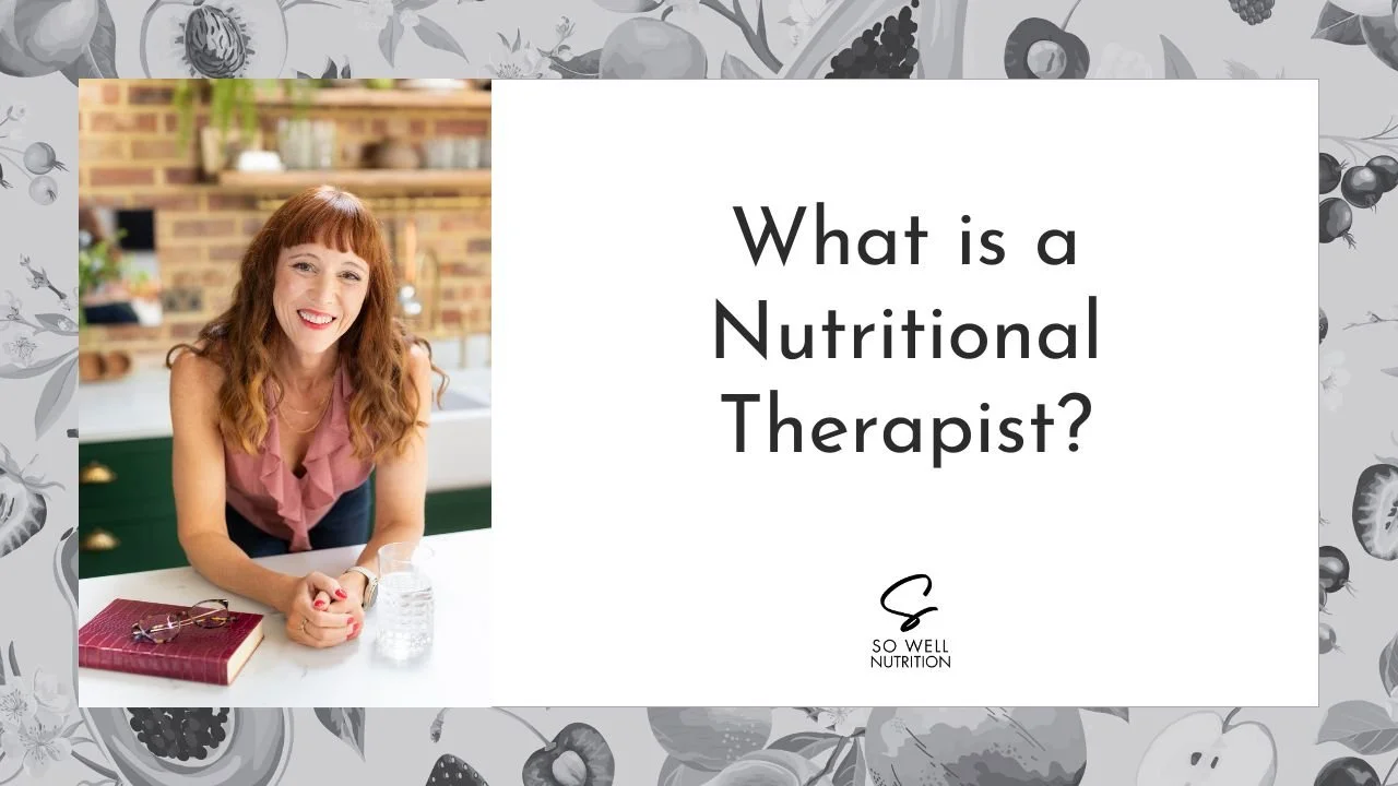 What is a Nutritional Therapist?