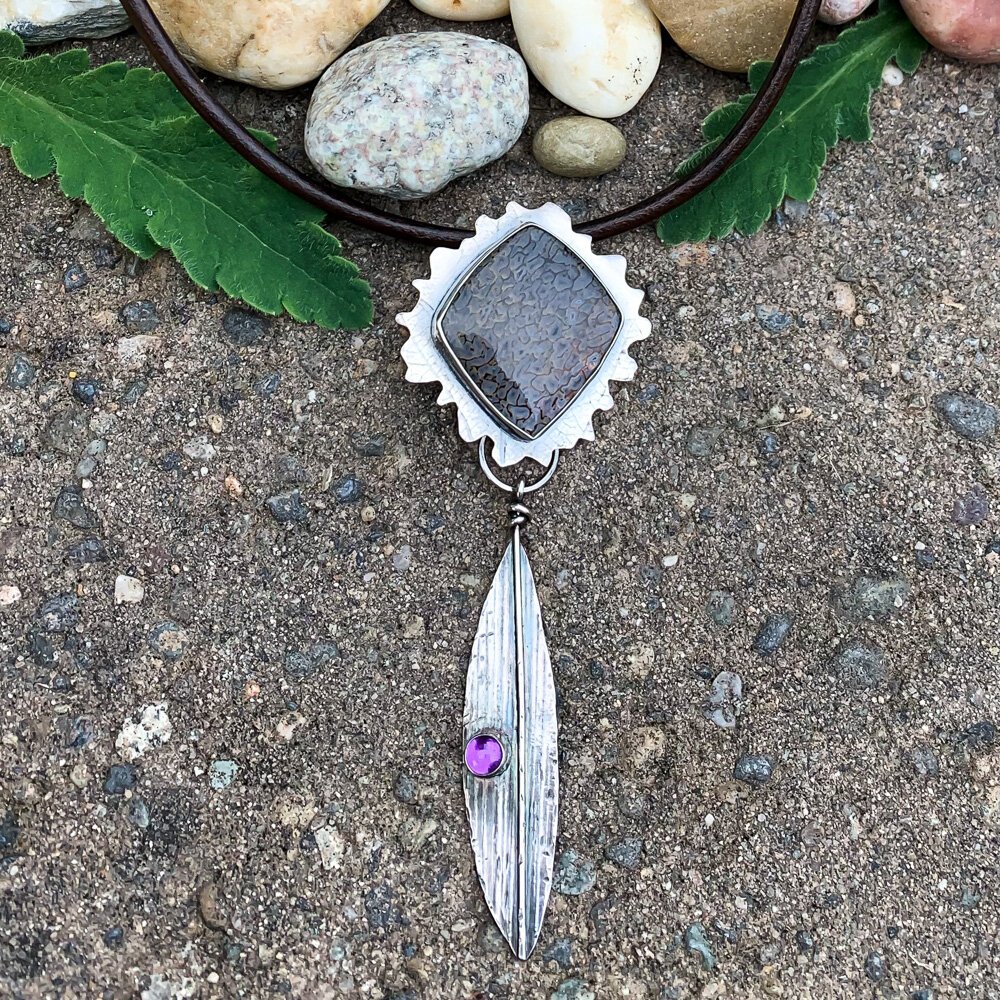 Gembone+and+Willow+Leaf+Pendant+with+Amethyst-1.jpg