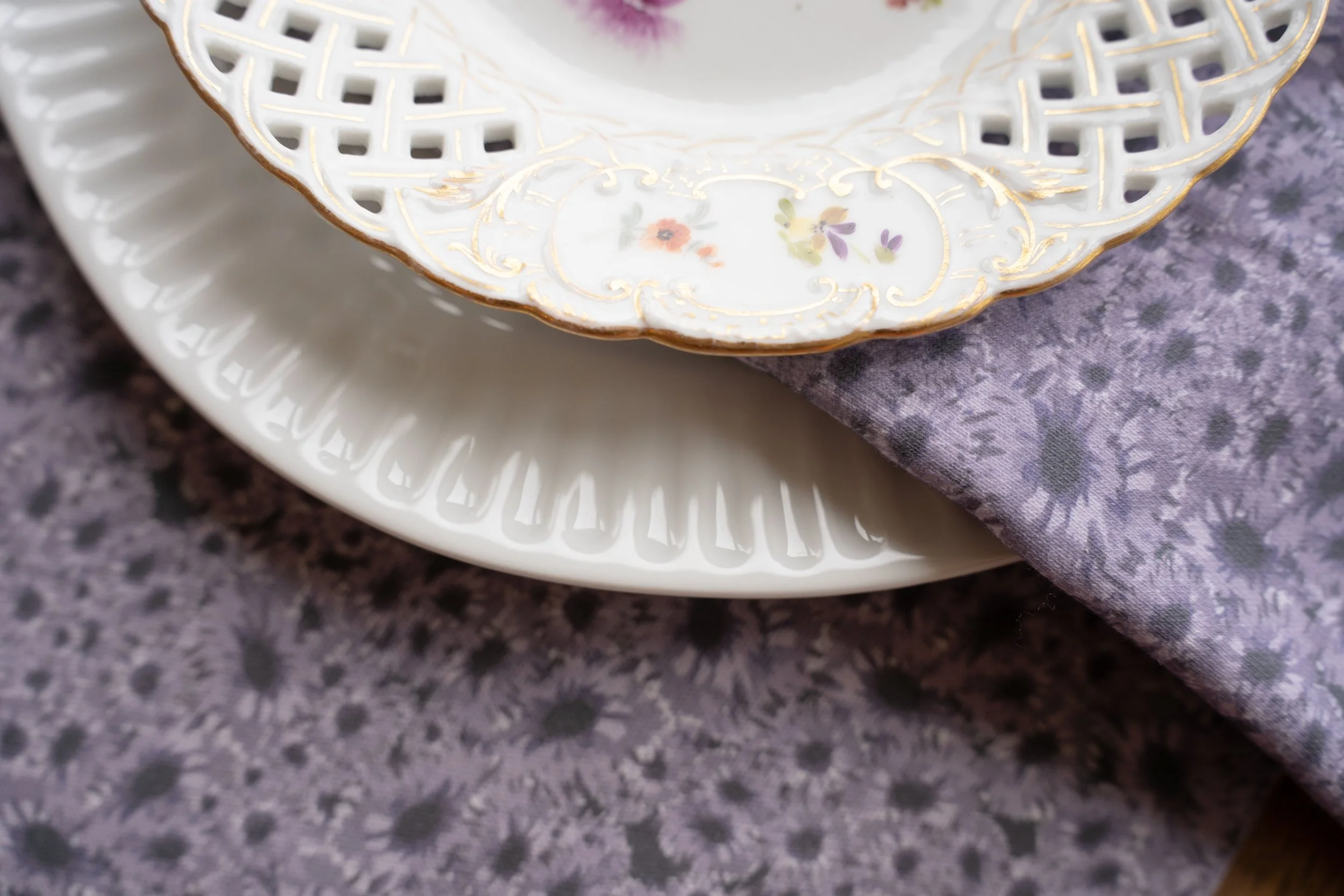 Lilac Bachelor Button Placemat