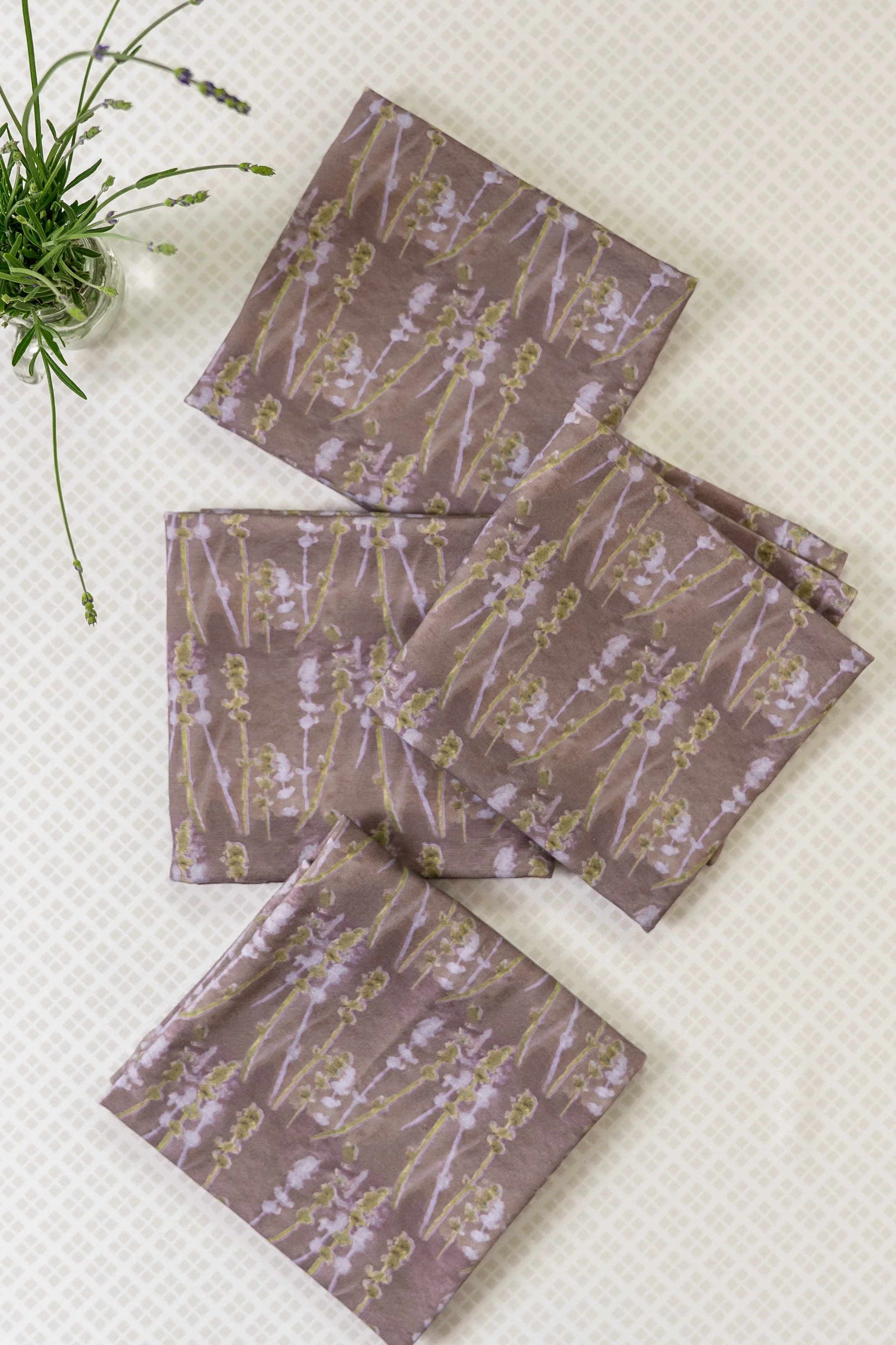 Lavender Flower Napkin