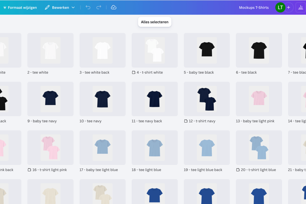 POD Mockups voor jouw webshop