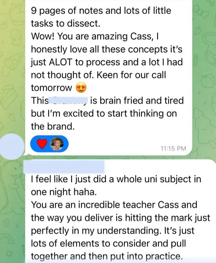 Client message