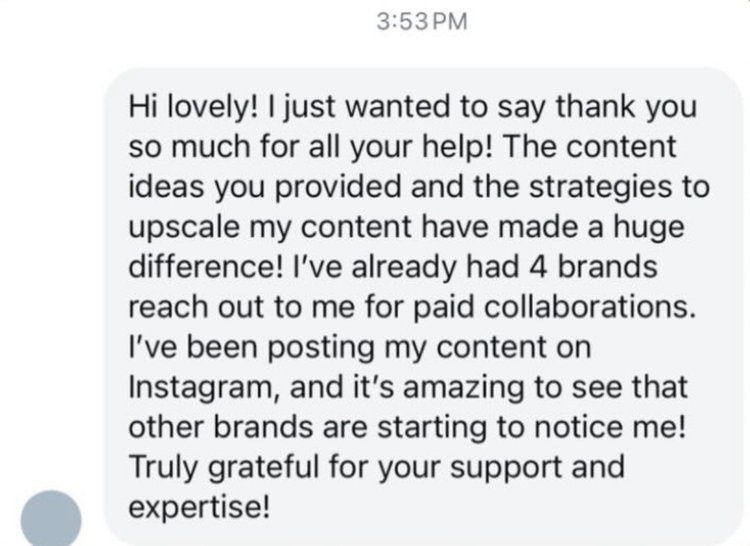 Client message