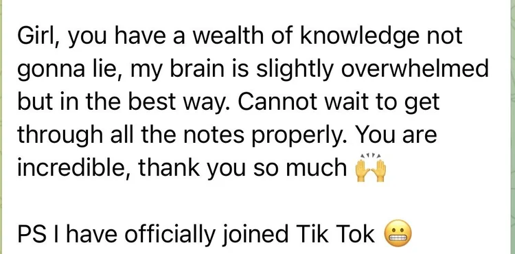 Client message