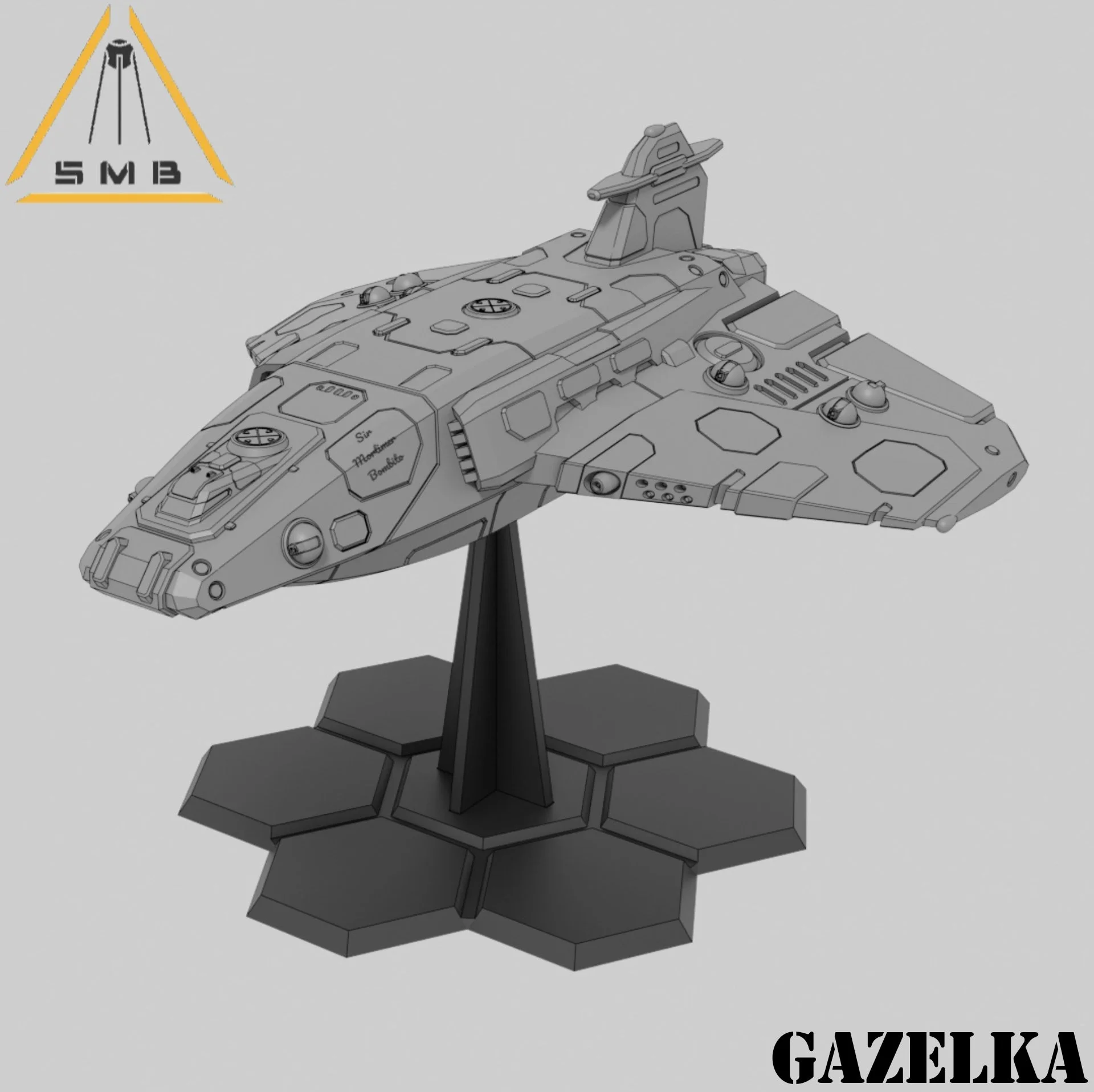 Gazelka Sir Mortimer 6mm Scale Dropship