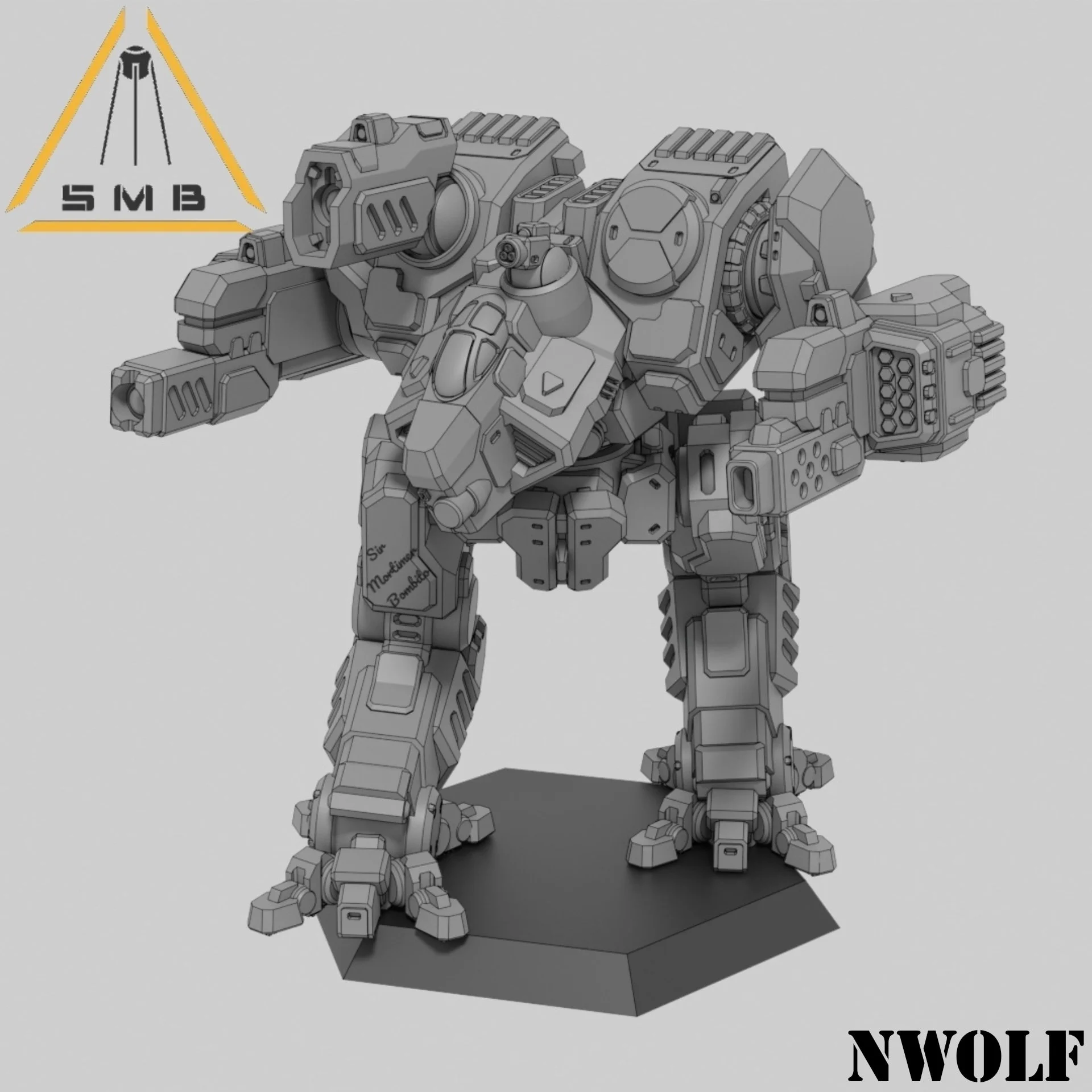 NWolf Sir Mortimer 6mm Scale Mech