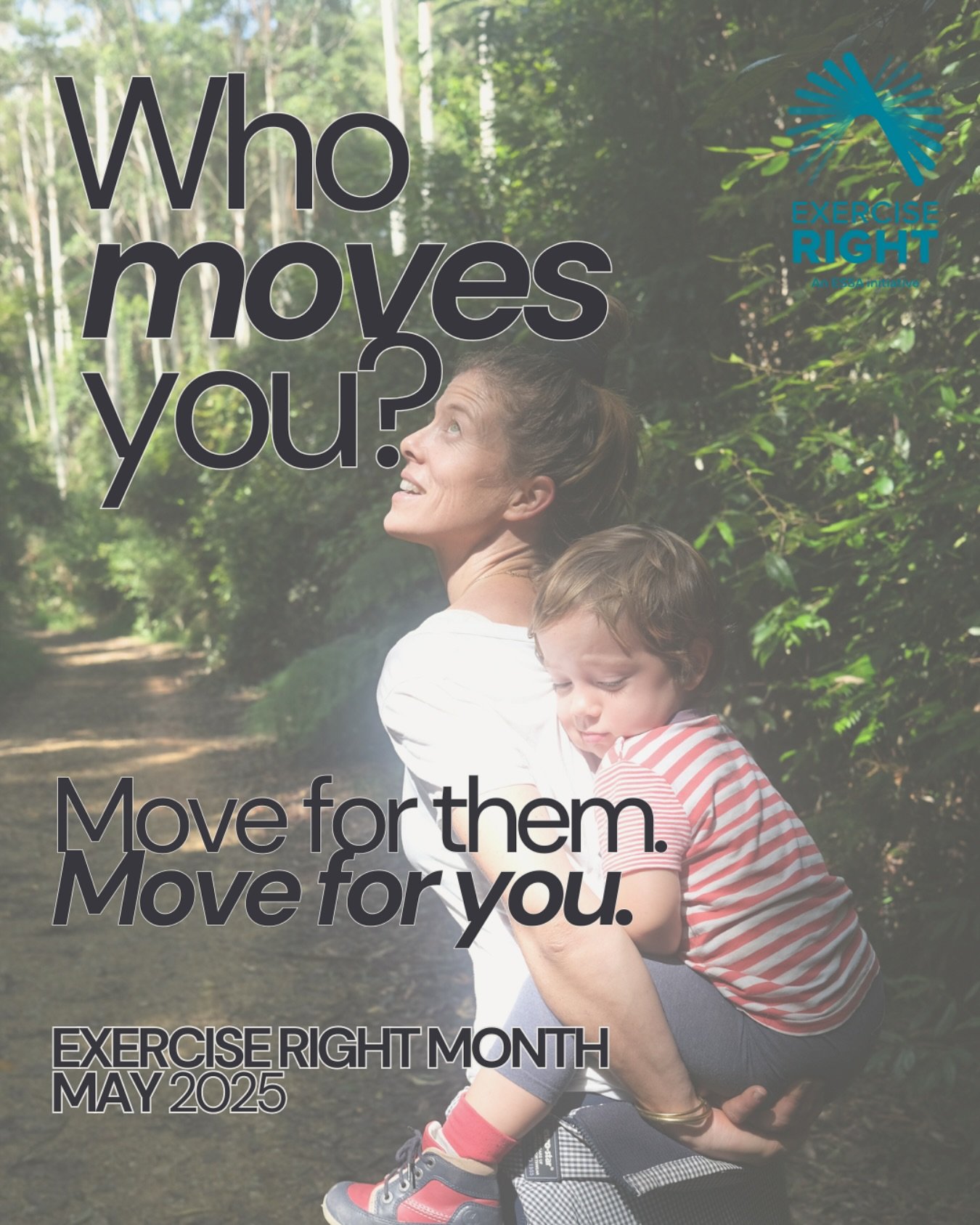 ✨ It&rsquo;s #exerciserightmonth2025 and this year&rsquo;s theme is &lsquo;Who moves you?&rsquo;
👦🏼 There&rsquo;s no secret about who moves me!!
🤷🏼&zwj;♀️ What about you, do you move to keep up with your kids?

👇🏽 Tell me about who moves you!

