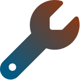 Close-up of a rusty wrench with a black background