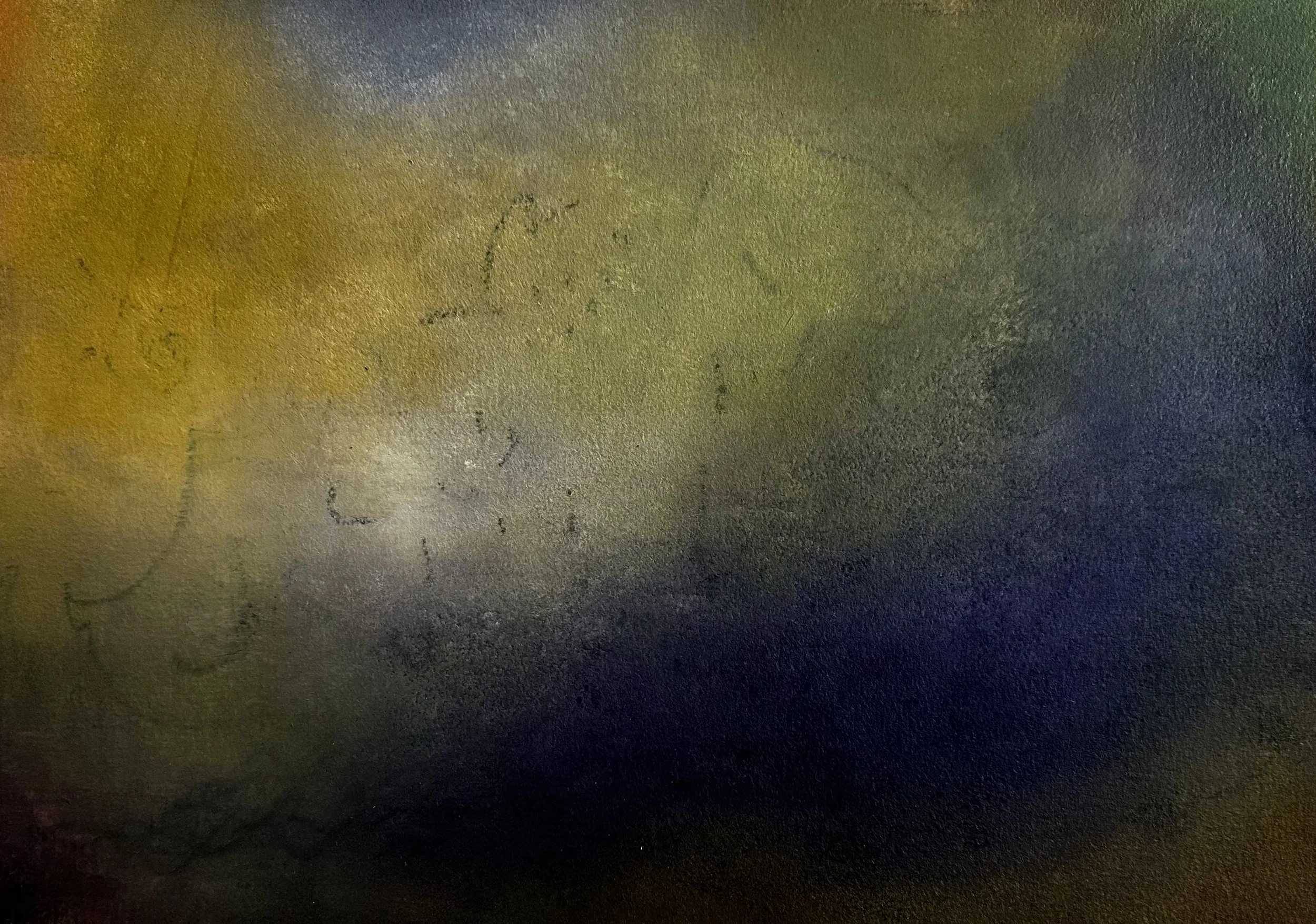 Ponder, Oil on Paper, 12 x 16 in.