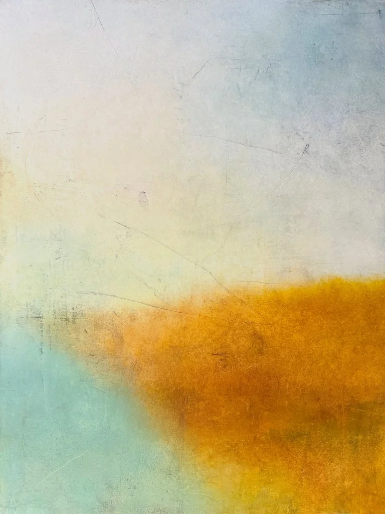 PASSAGE, oil and CWM on panel, 24 x 18 inches.