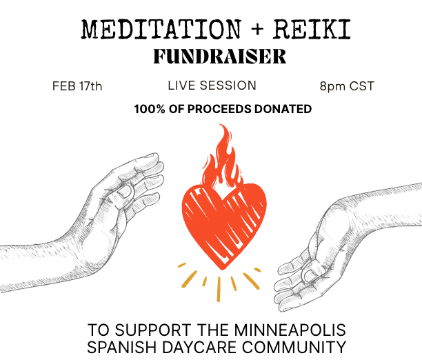 Meditation + Reiki Fundraiser Session for Minneapolis