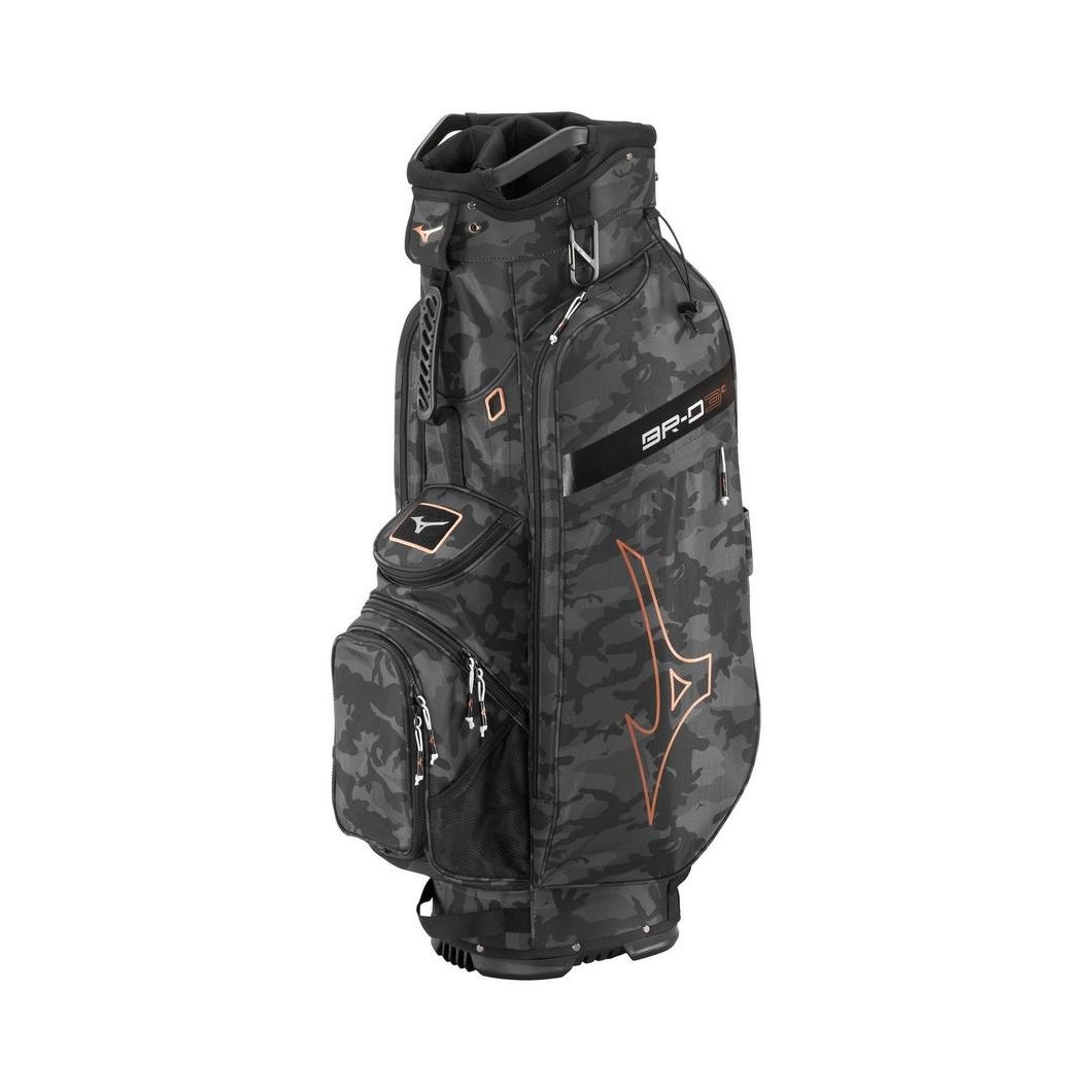 black camo cart golf bag
