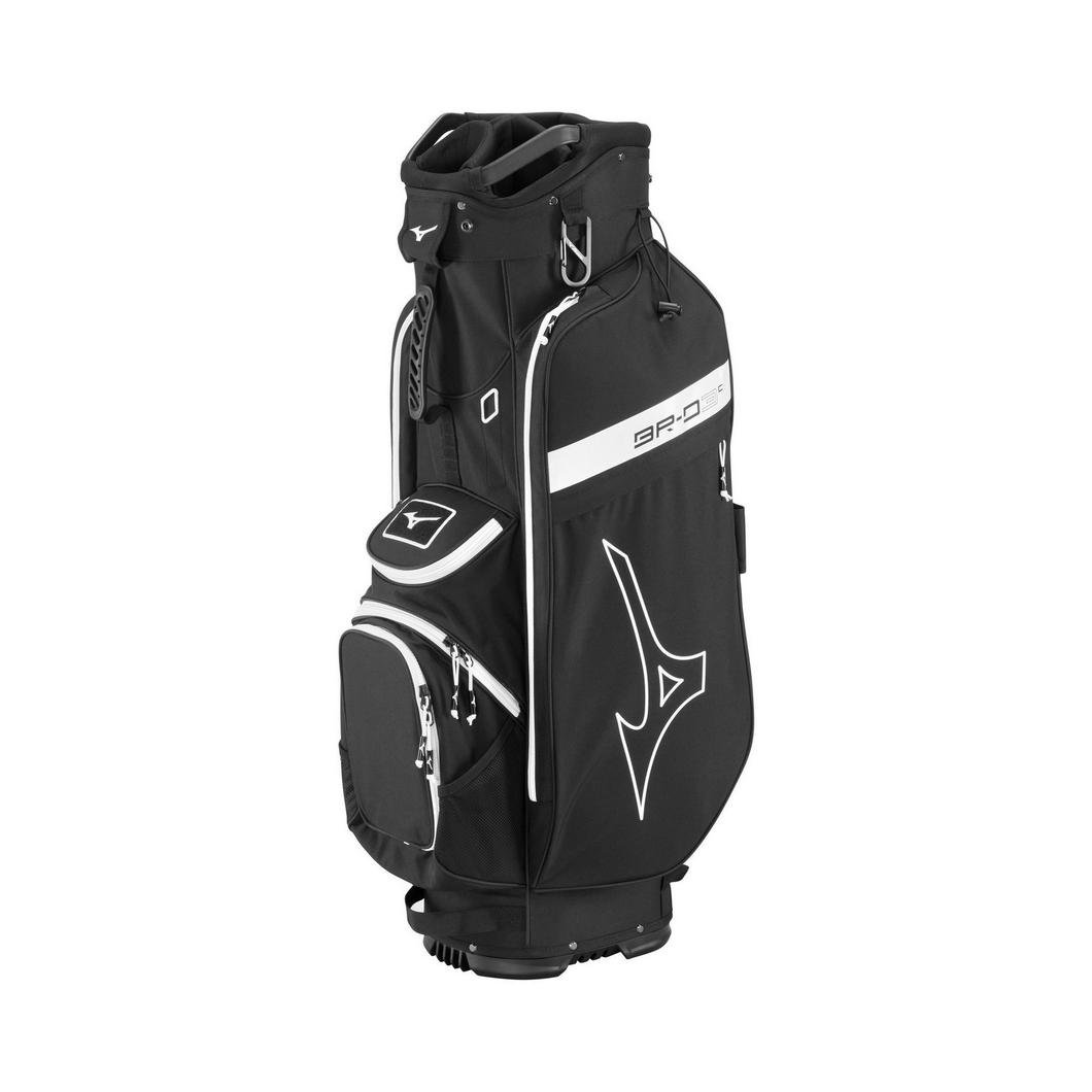 black cart golf bag