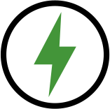 ENERCORE energy bolt graphic icon