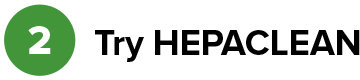 Step 2. Try HEPACLEAN button