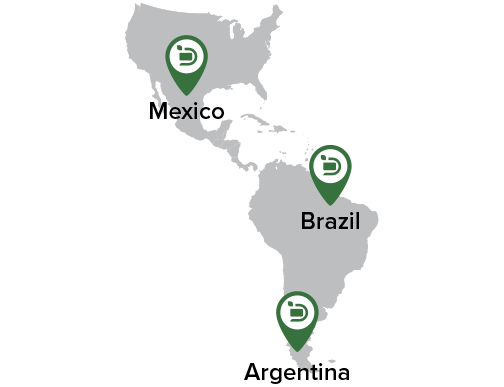 2025: Biosen expands its global business map image