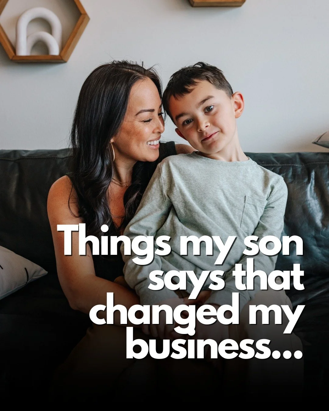My 7-year changed my entire business strategy...

Kids have this thing where they haven't learned to be afraid of the truth yet.
And sometimes that's the exact thing you need to hear.

He's been teaching me how to be a stronger, more thoughtful, kind