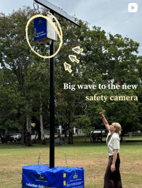 New Mobile Safety Camera in Keating Park, Indooroopilly