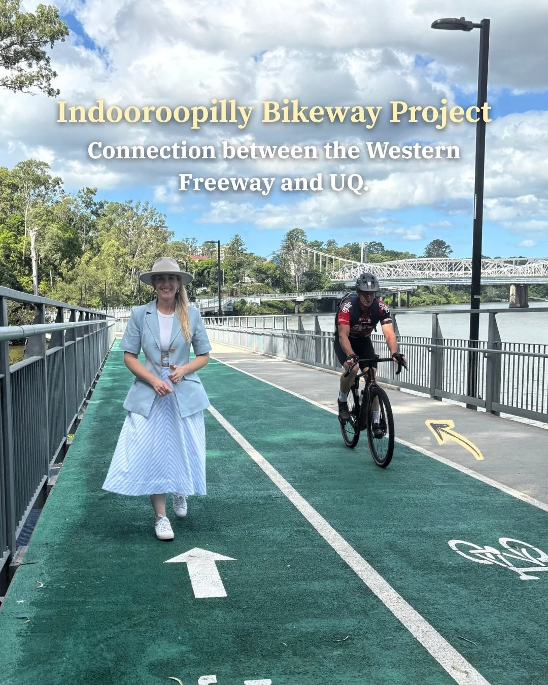 Planning is underway for a future bikeway connecting Indooroopilly and St Lucia 🚶&zwj;♀️🚲

The project aims to link the Western Freeway Bikeway with @uniofqld improving safety and connections for people walking and riding.

A courtesy update to let