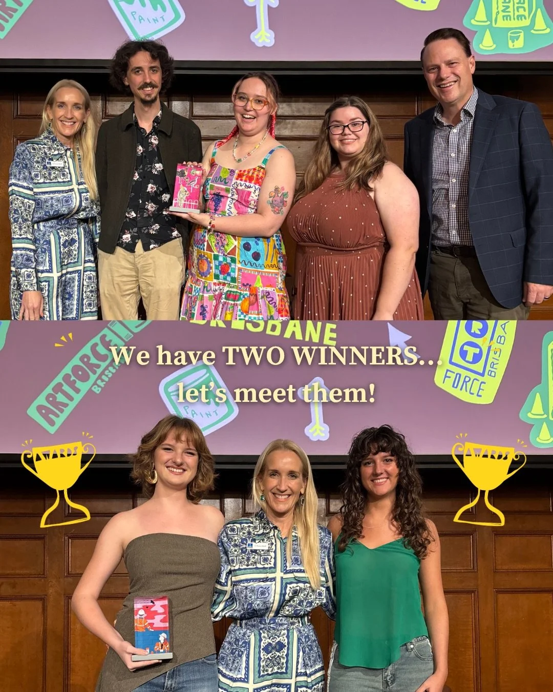 Our locals just took out the Artforce Awards 👀🎨

Tap through to meet the creatives bringing colour and personality to our streets 👉

#brisbanecitycouncil #artforcebrisbane #localtalent #communitypride