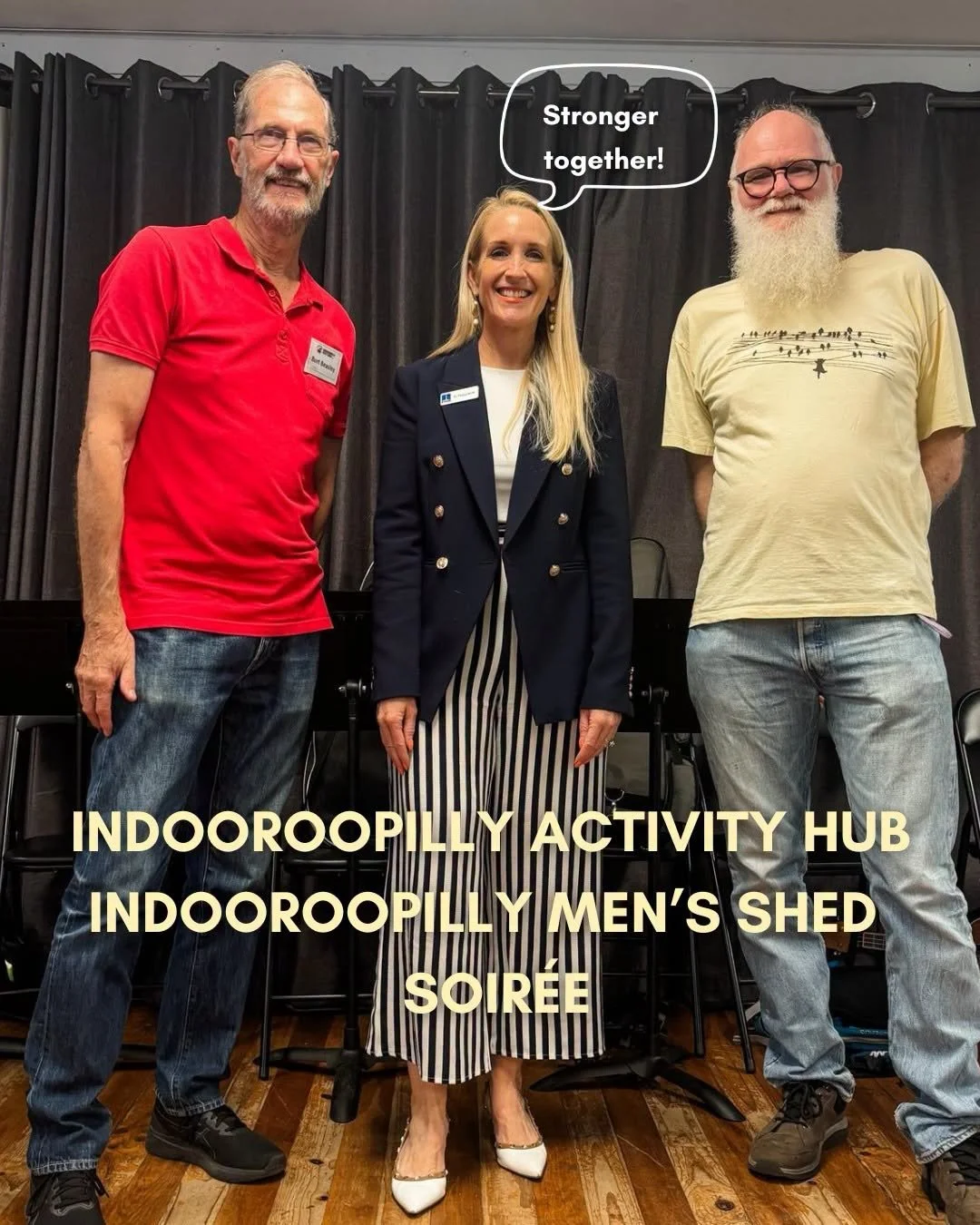 👉 This is what happens when two community groups come together&hellip;

Something special happened in Indooroopilly yesterday 🤝✨

For the first time, the Indooroopilly Men&rsquo;s Shed and Indooroopilly Activity Hub joined forces and you could feel