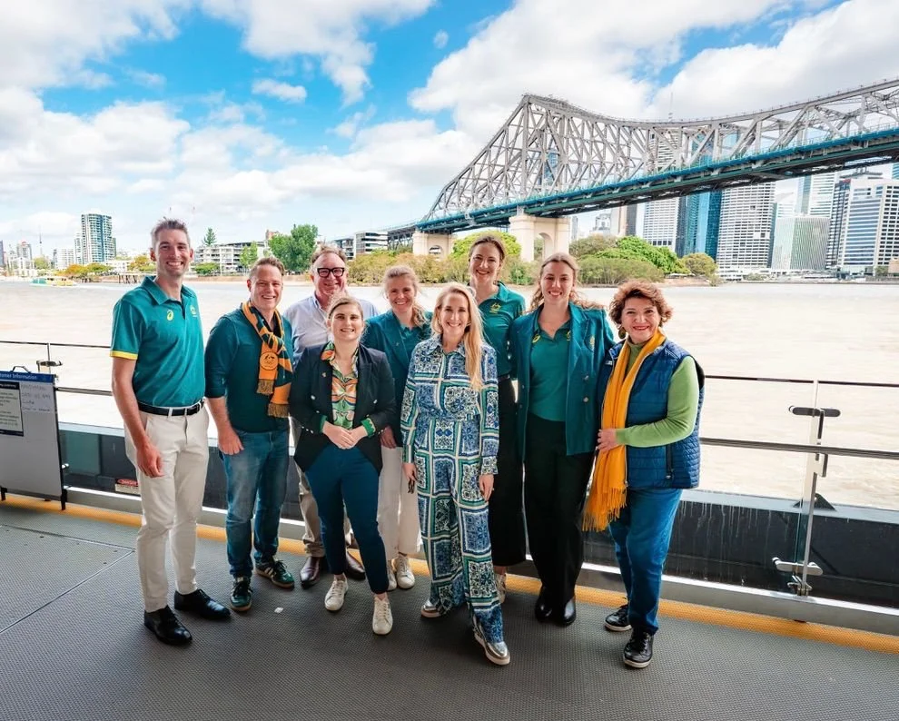 🚢🦘Brisbane’s Olympic spirit has officially set sail!