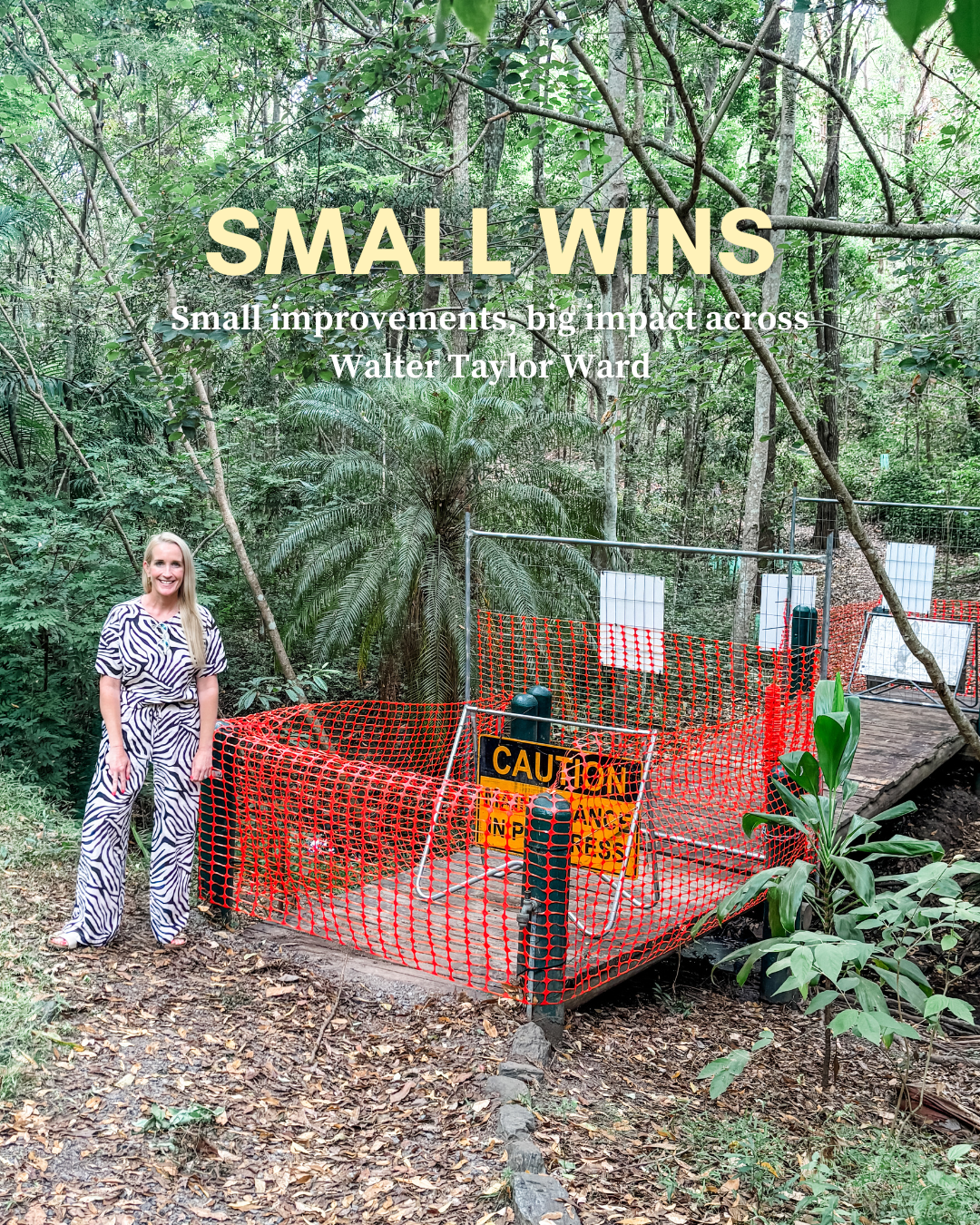 ✨ Another round of “Small Wins” across our local suburbs in the Walter Taylor Ward! 💙