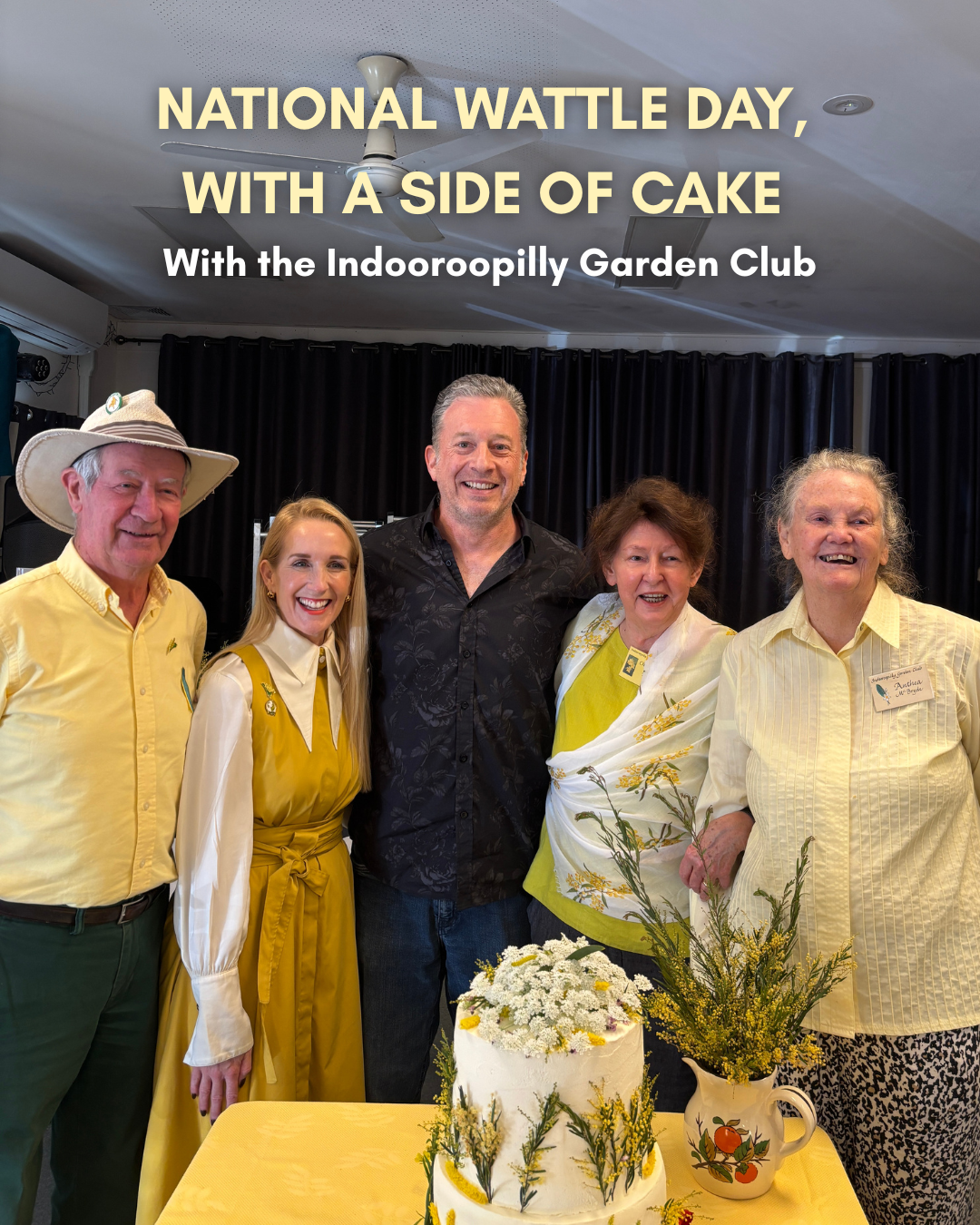 National Wattle Day with the Indooroopilly Garden Club