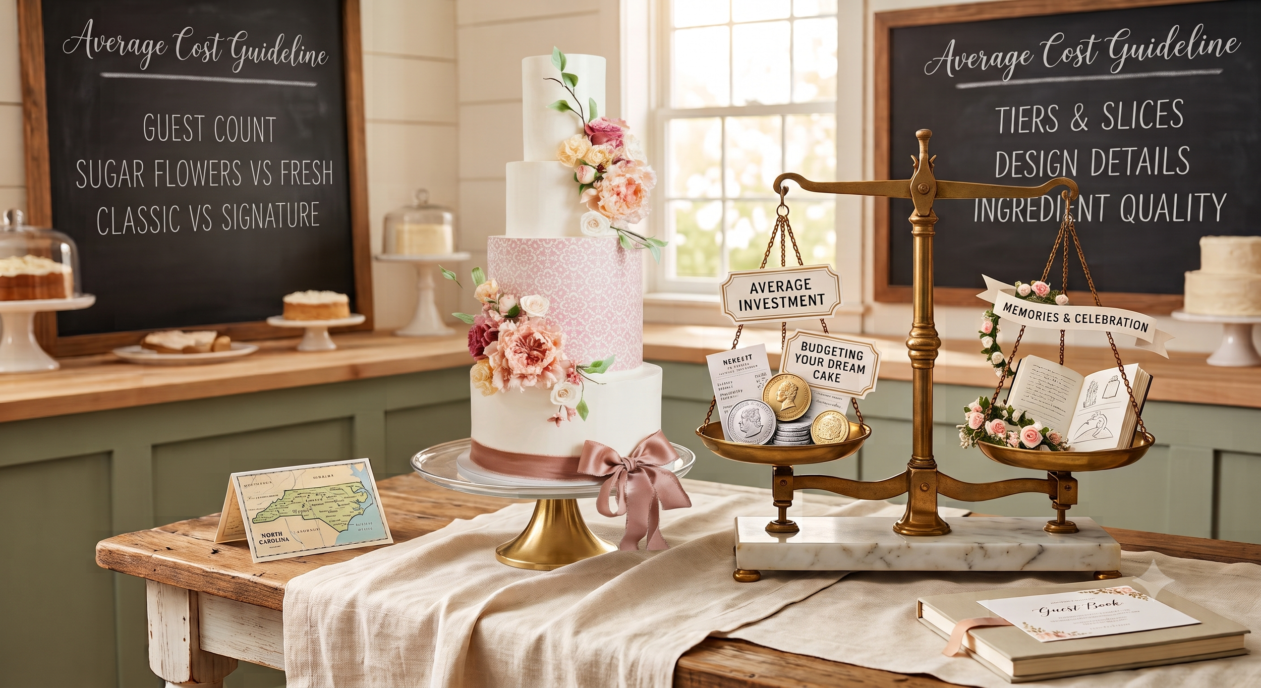 How Much Do Couples Invest in a Luxury Wedding Cake in Greater Charlotte?