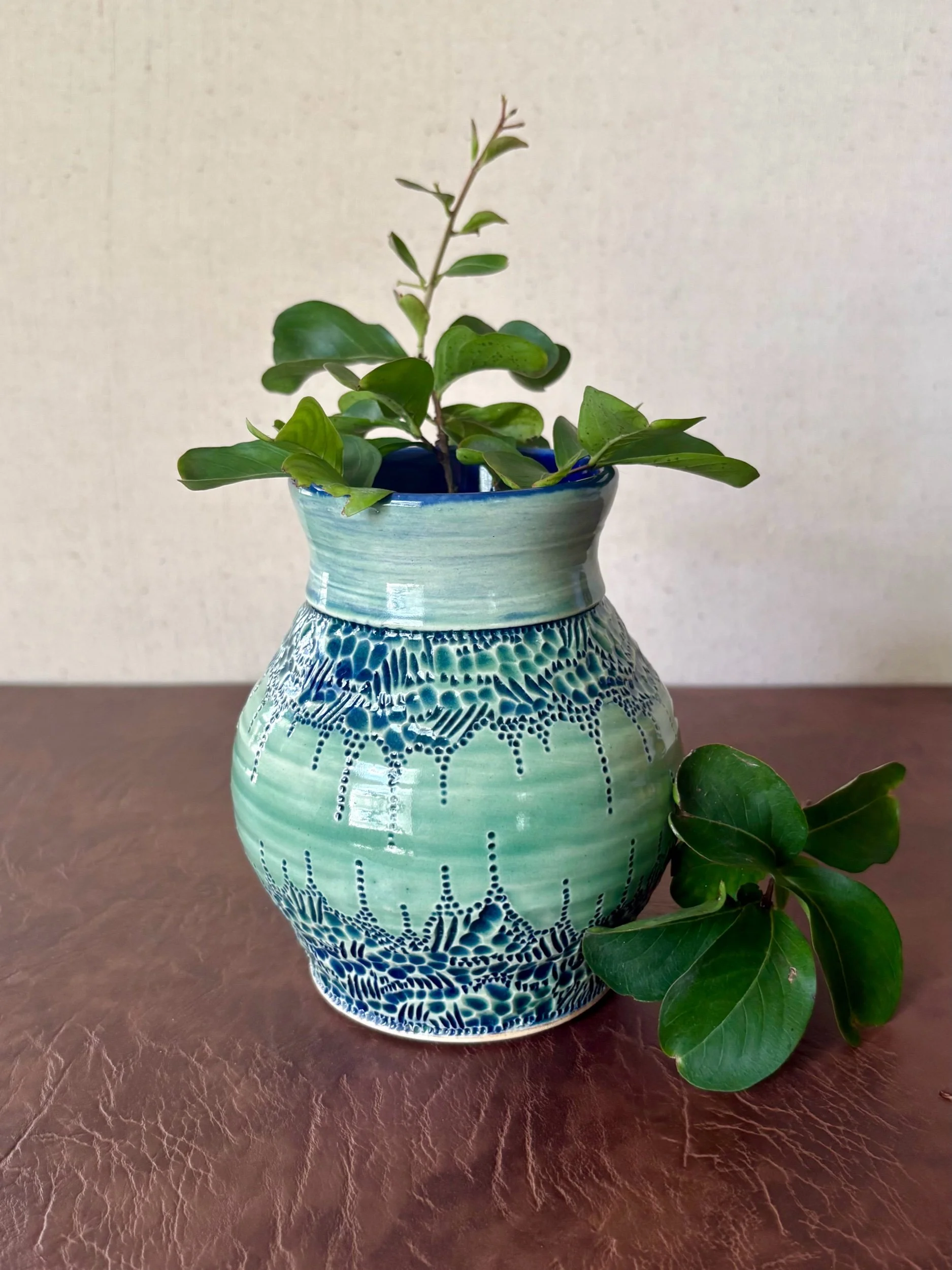 Celadon Cavern Vase