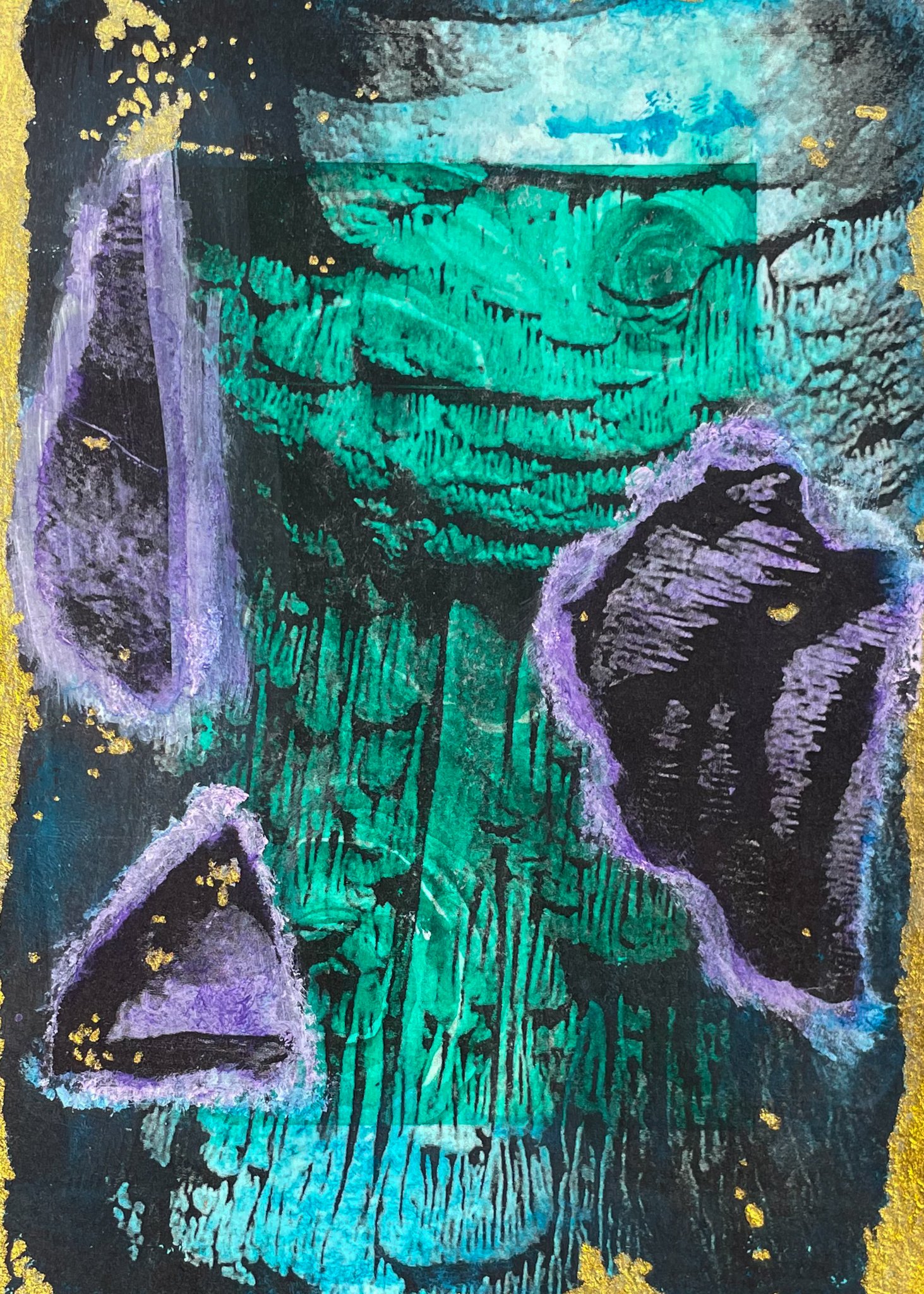 "Malachite Stalactite" 2025