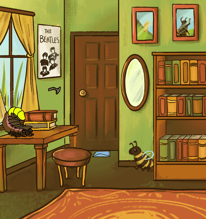 The introduction animation of the game.
Please note, due to the GIF format, the colors are desaturated from how it appears in-game.