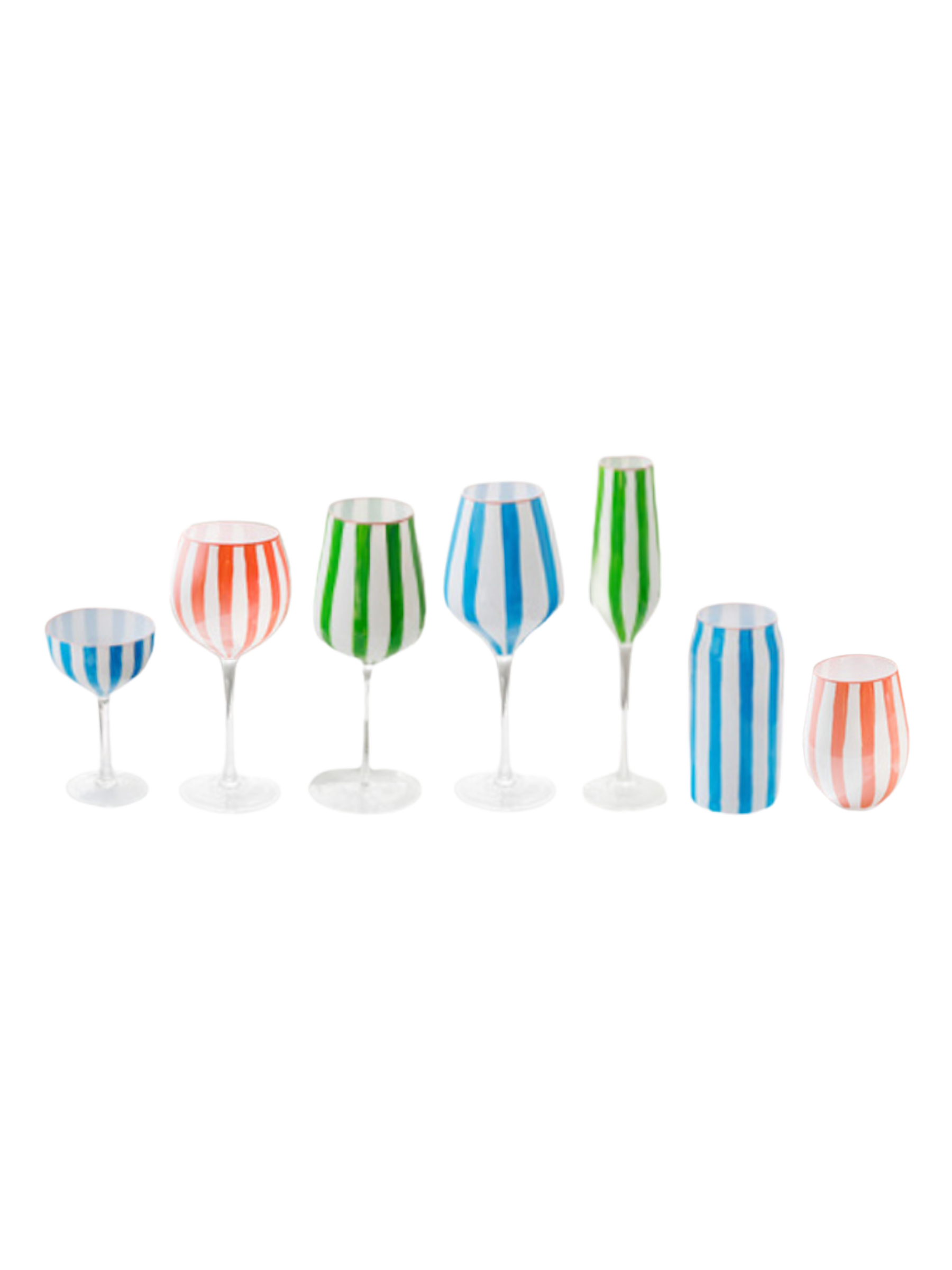 Gelina Glassware Collection - Multiple Colors