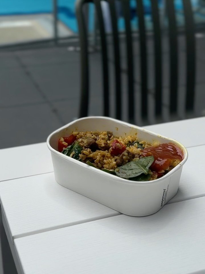 This week: Lamb biryani (which smells delish)

Gluten free brownies (but you wouldn&rsquo;t know it)

New pie flavour coming next week

Housemade protein balls (for a healthy post class treat)