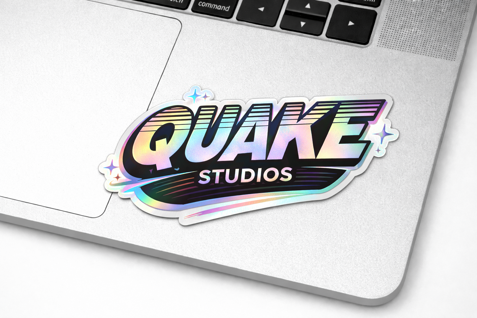Quake Studios Holographic Sticker