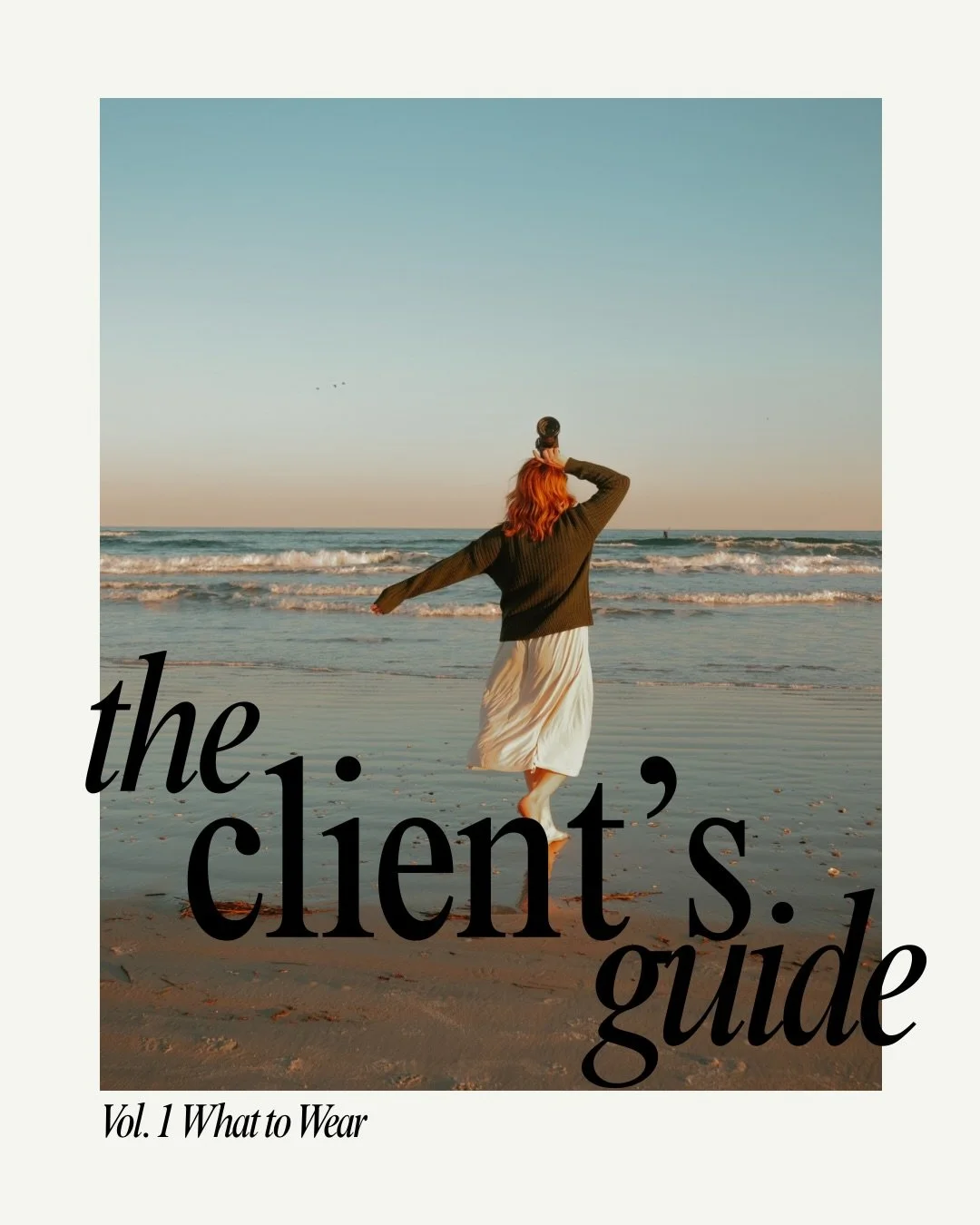 Introducing: The Client&rsquo;s Guide ✨ this is a series to help make you feel confident, prepared and relaxed in front of the camera. 

The number one question I get asked the most as a photographer is what should I wear? This guy is to help you fig