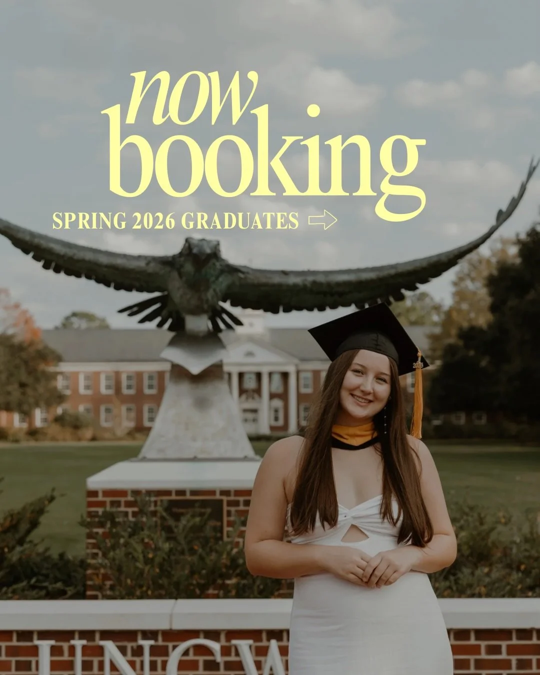 It&rsquo;s official! Spring 2026 Grad bookings are OPEN! 🎓

I know how overwhelming that final semester can feel, so I&rsquo;m offering an exclusive grad discounts to celebrate you. These moments deserve to be celebrated. Graduation is a milestone a