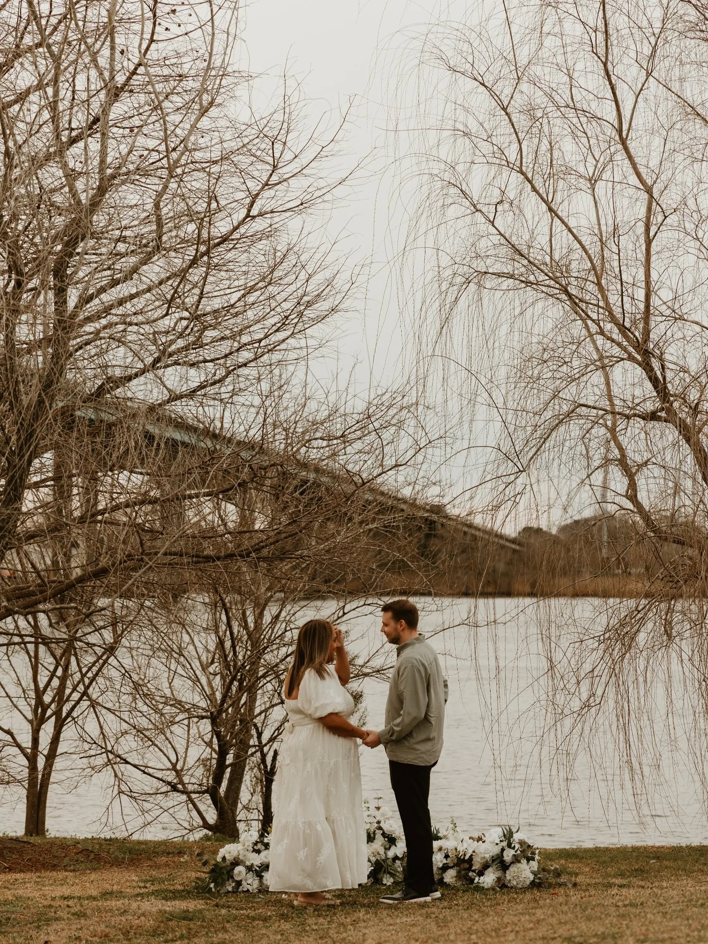 Wilmington proposals under the bridge 🤍 
CONGRATS MICHAELA + ZACH!!! I am so so happy to have captured such a special moment for someone so dear to me. Ever since I&rsquo;ve known Michaela, it&rsquo;s been one of the things she has constantly talked