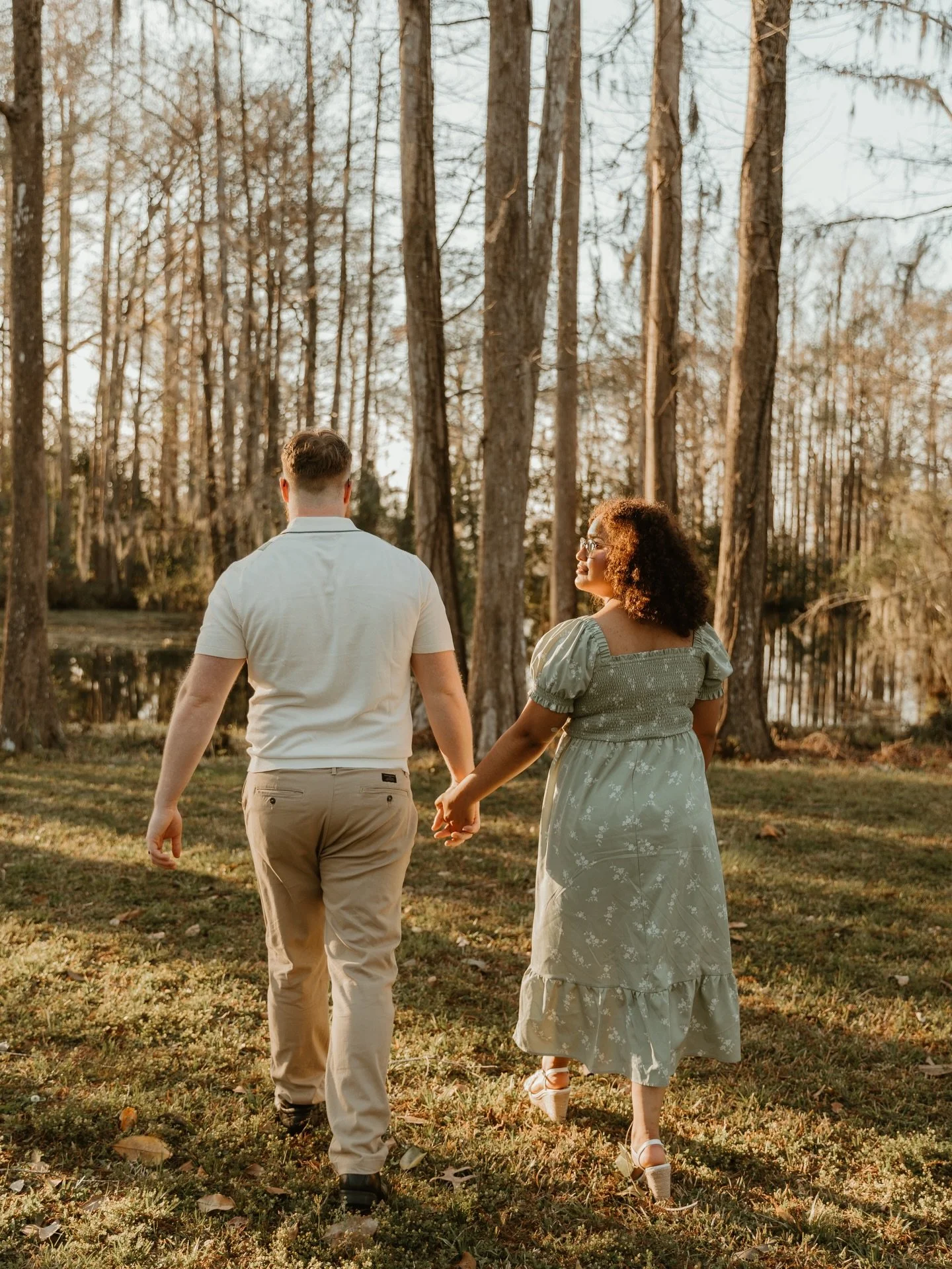 Quick little engagement session for these two at Greenfield Lake 💚 So so happy we are finally getting some green back in to our everyday!!
