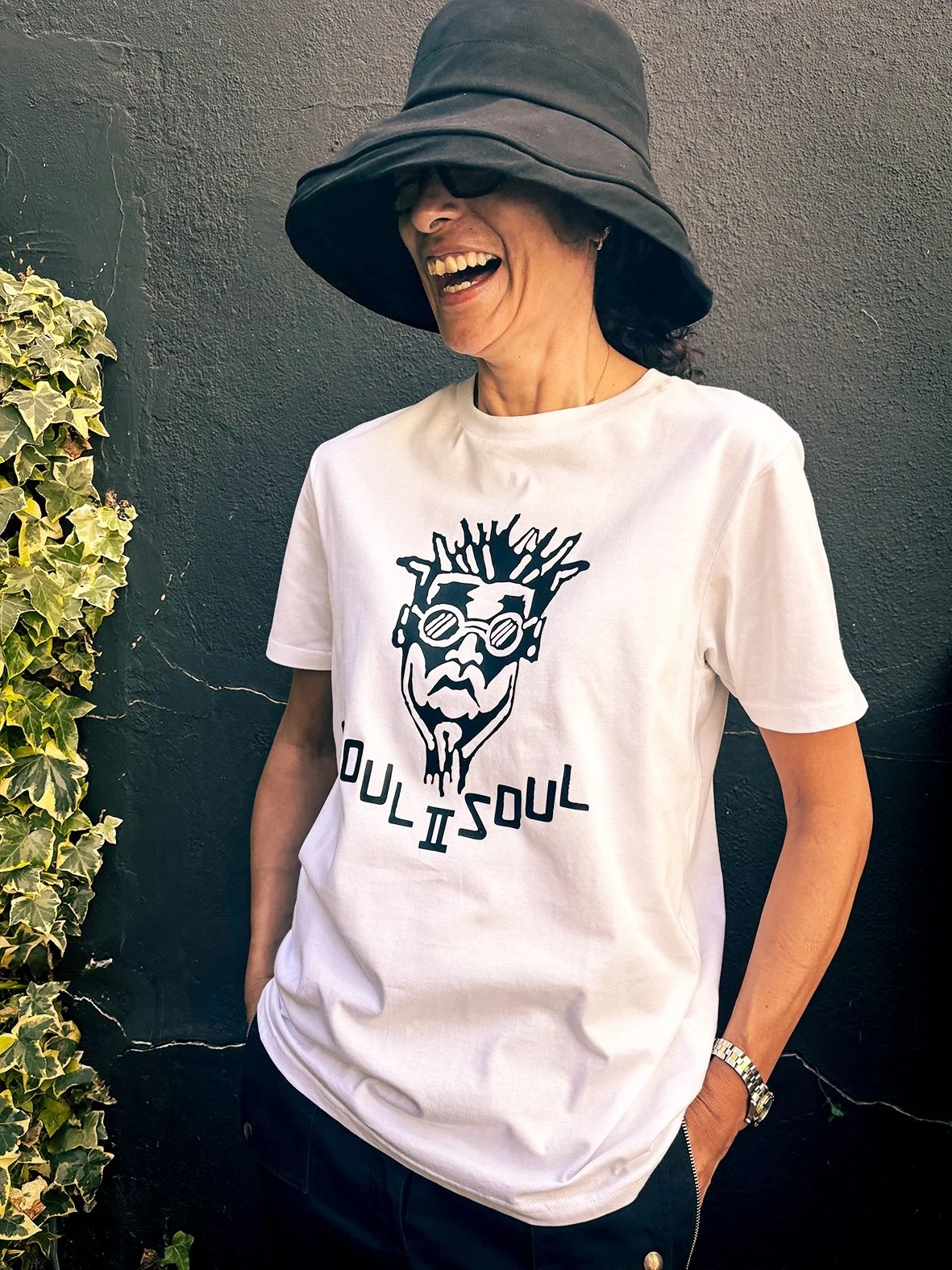 Classic 'SIIS Funki Dred' T Shirt White/black