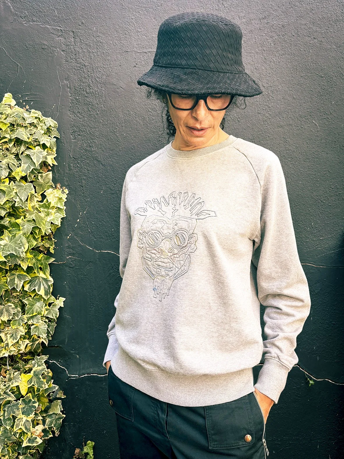 ‘Funki Dred Wire Frame’ Sweatshirt Grey