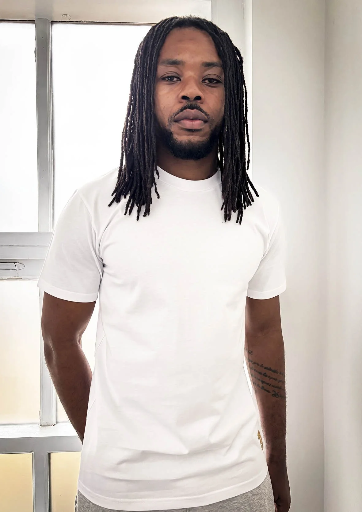 Special Edition ‘Plain Front Soul II Soul Circular Logo T shirt’ White