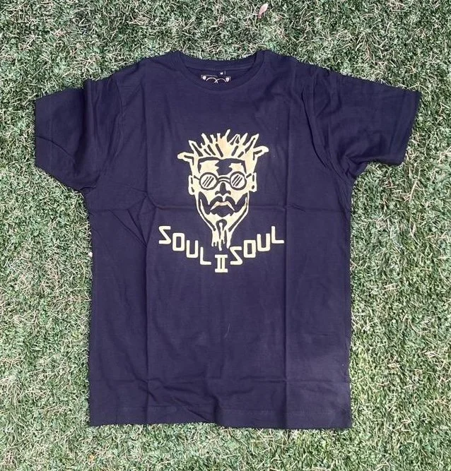Classic 'Funki Dred' T Shirt Black/Gold