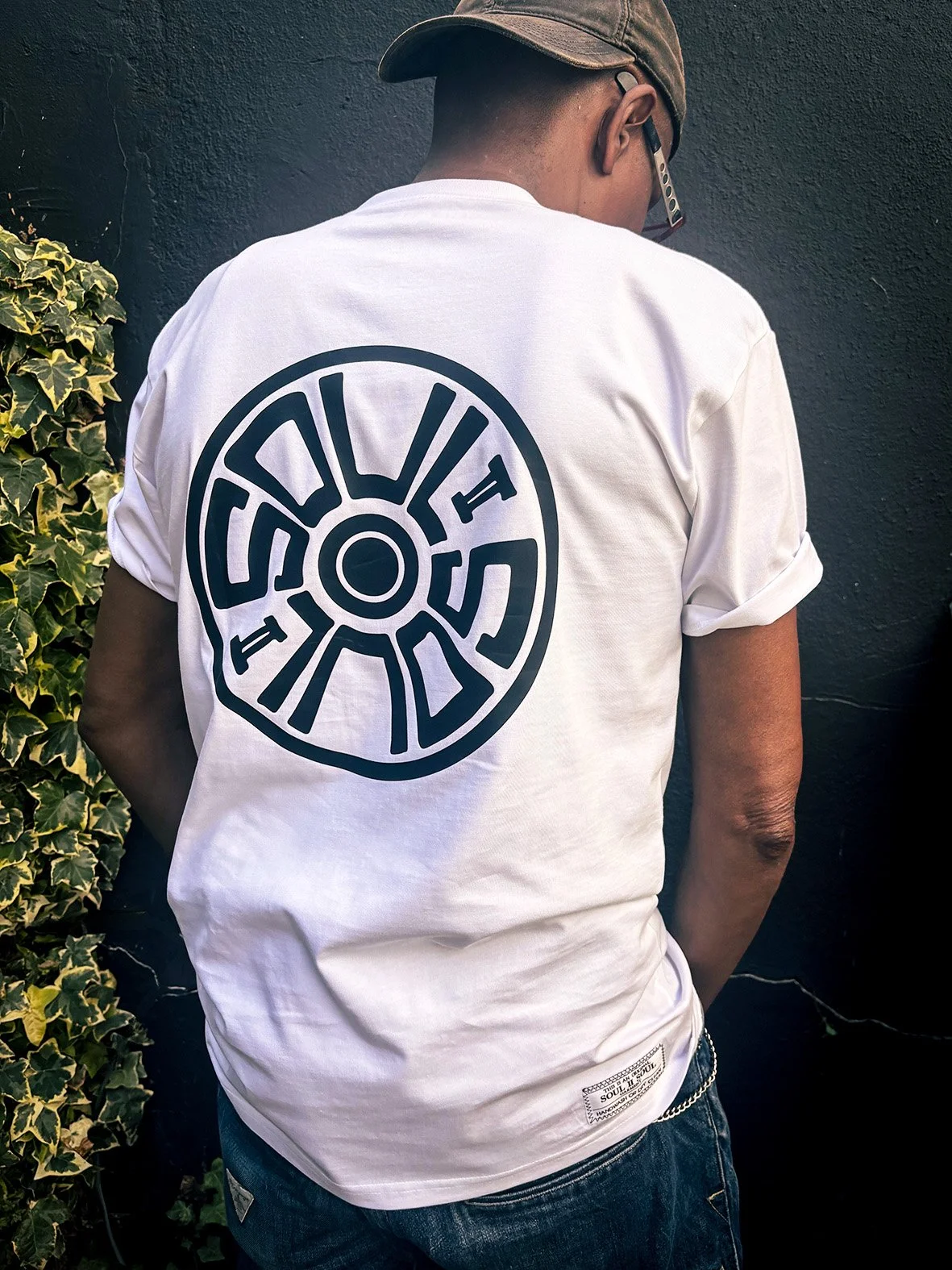 Special Edition ‘Plain Front Soul II Soul Circular Logo T shirt’ White