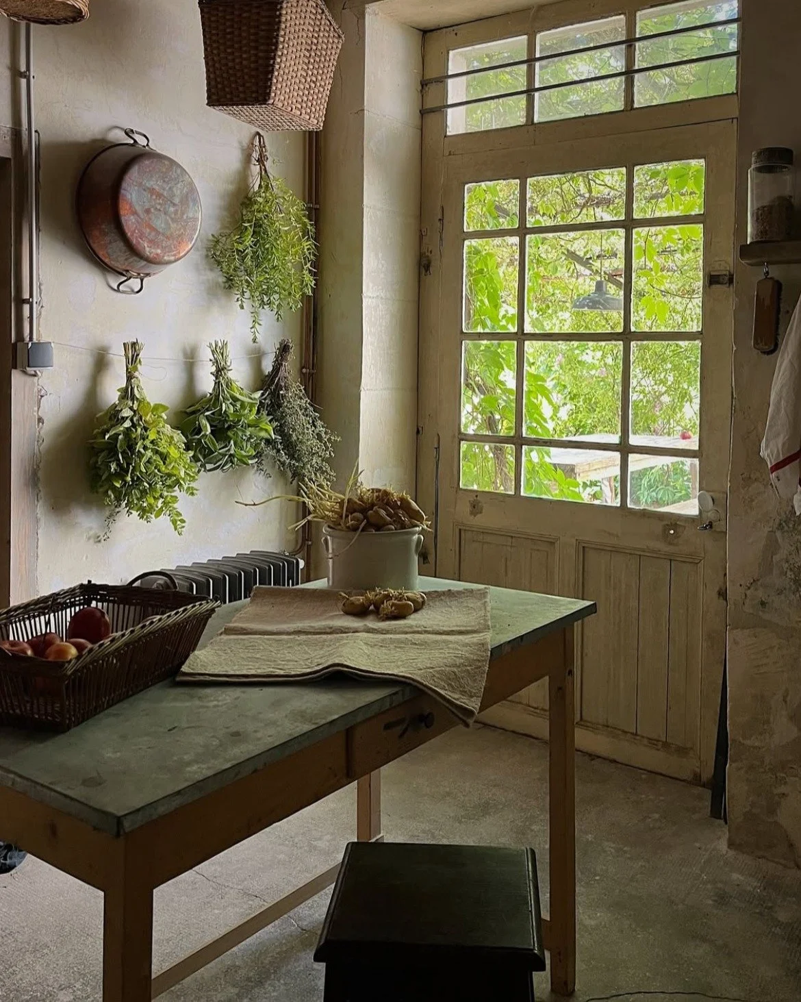 Tips for turning your kitchen into a herbal apothecary: 

~ fennel seeds: muddled and steeped in hot water (covered, so all the good stuff doesn't evaporate) can be used to calm a bloated tummy after food.

~ fresh ginger: can be sliced and muddled i