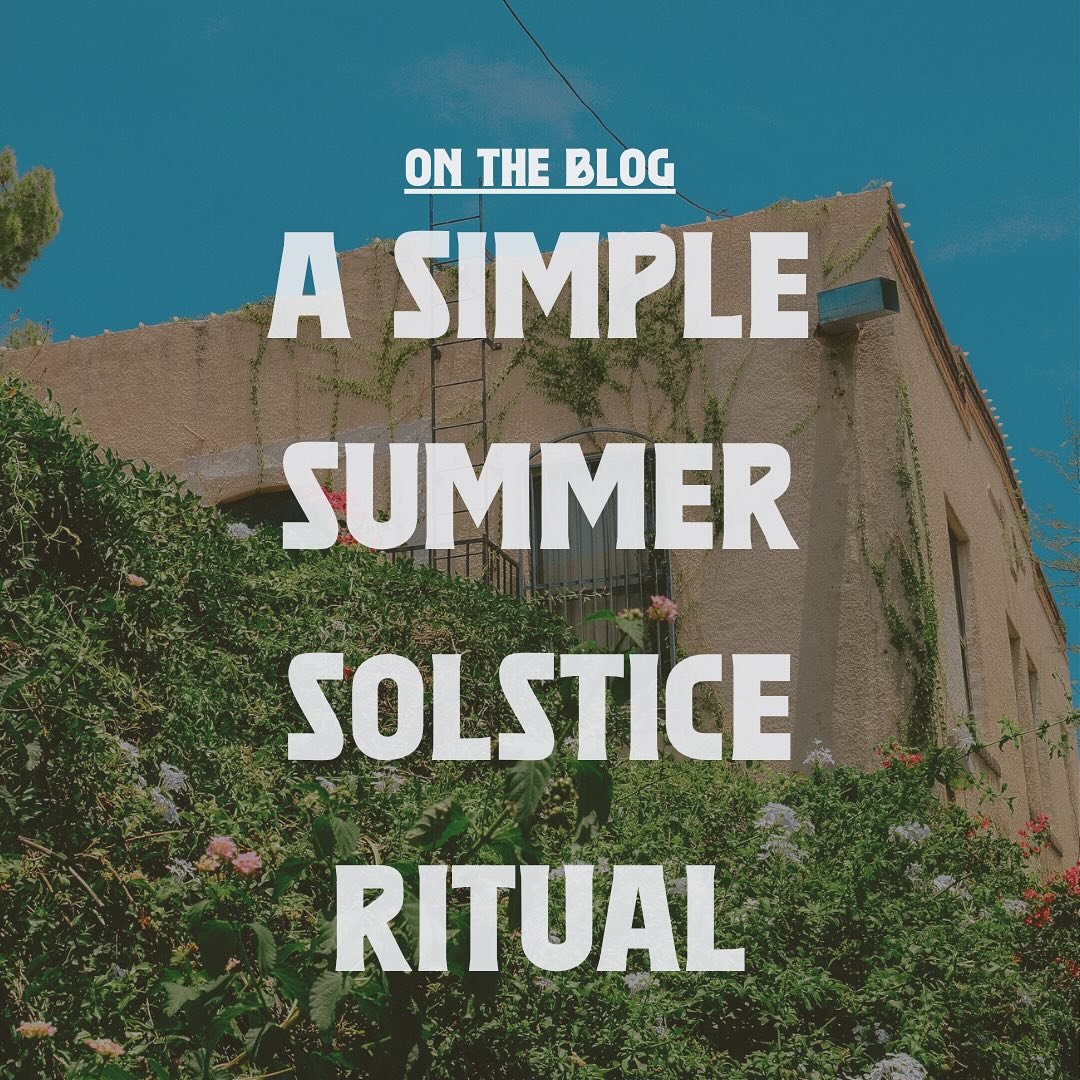 Today is the longest day of the year! Whatcha gonna do with it? 😏

Join us in welcoming in the summer energy with an open heart and rooted intentions 🫶

🔗 Tap the link in our bio for a simple solstice ritual that you can do today to officially wel