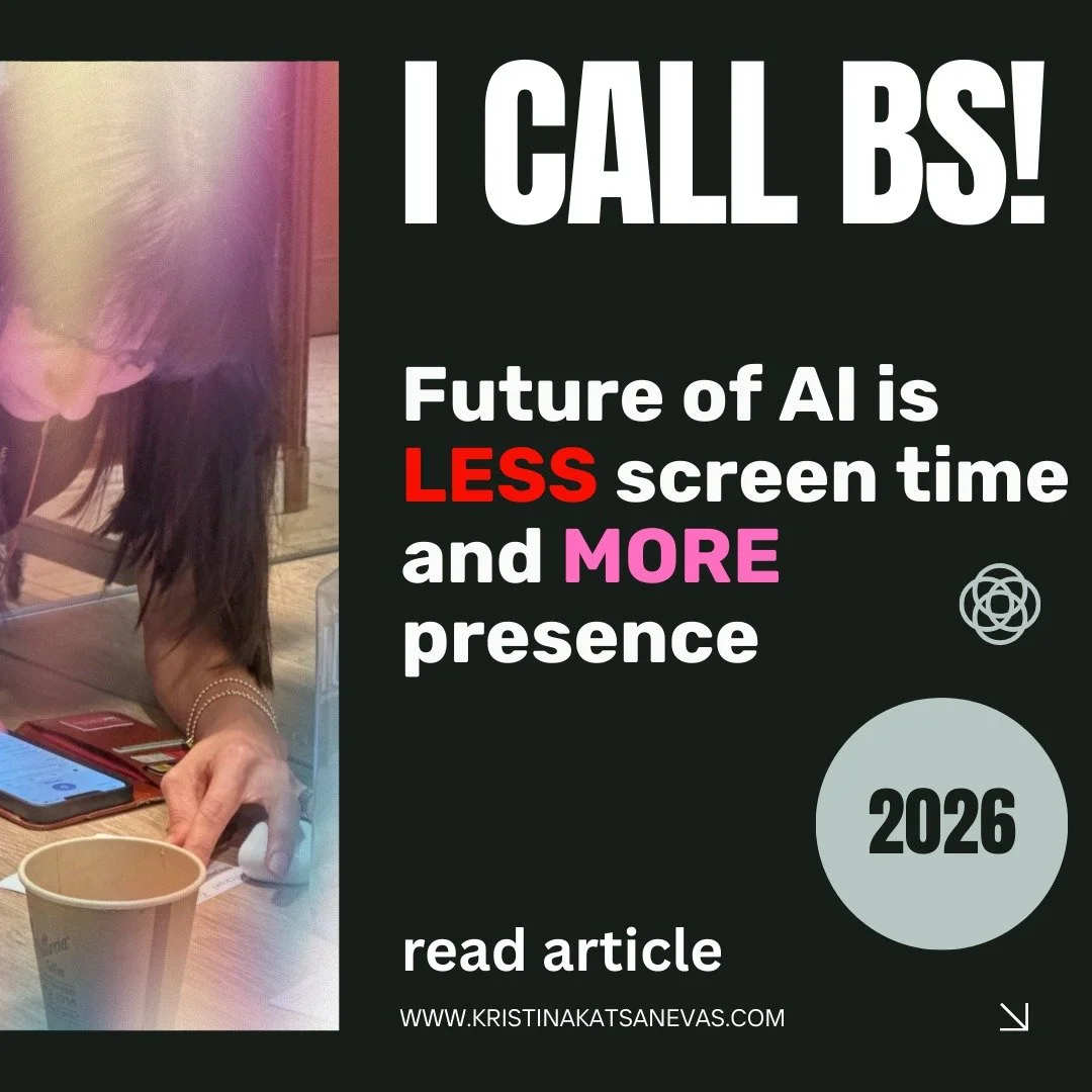 oh, so next on the agenda is ...AI companions... they are coming.
And no, they&rsquo;re not robots walking around your house (yet).

The next phase of AI isn&rsquo;t another chatbot (that is sooo 2024)
It&rsquo;s ambient, subtle, and almost forgettab
