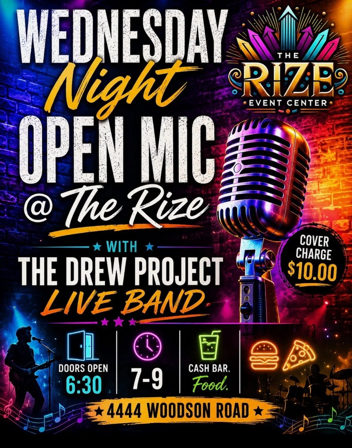 Wednesday Night Open Mic @ The Rize 