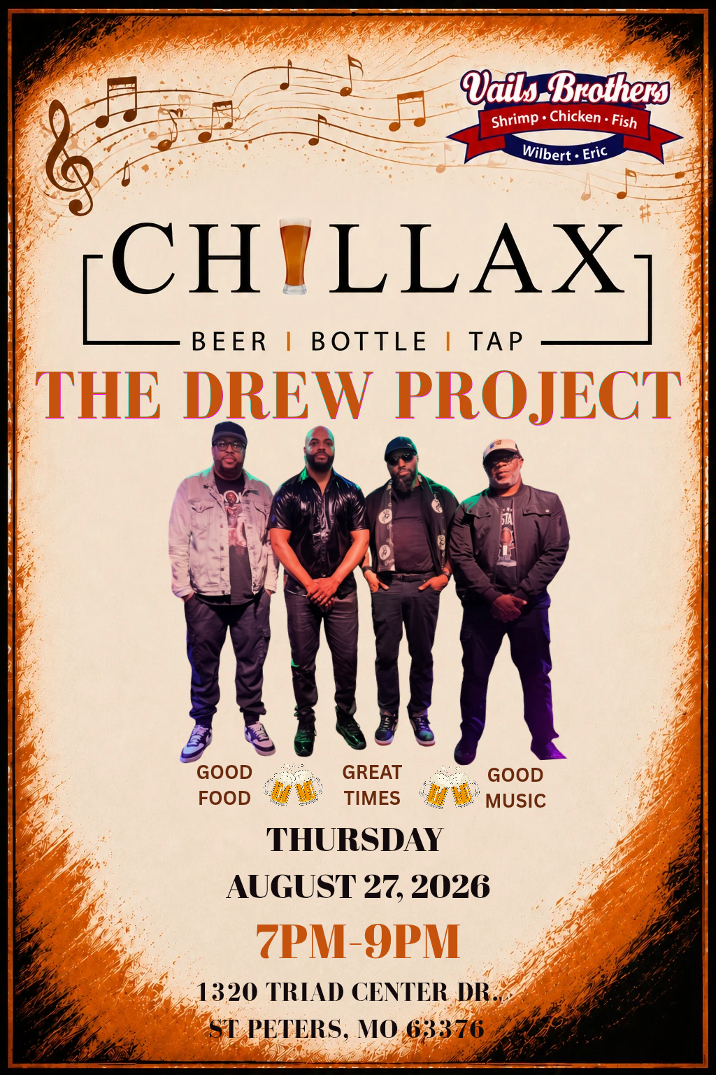 Drew Project live at Chillax
